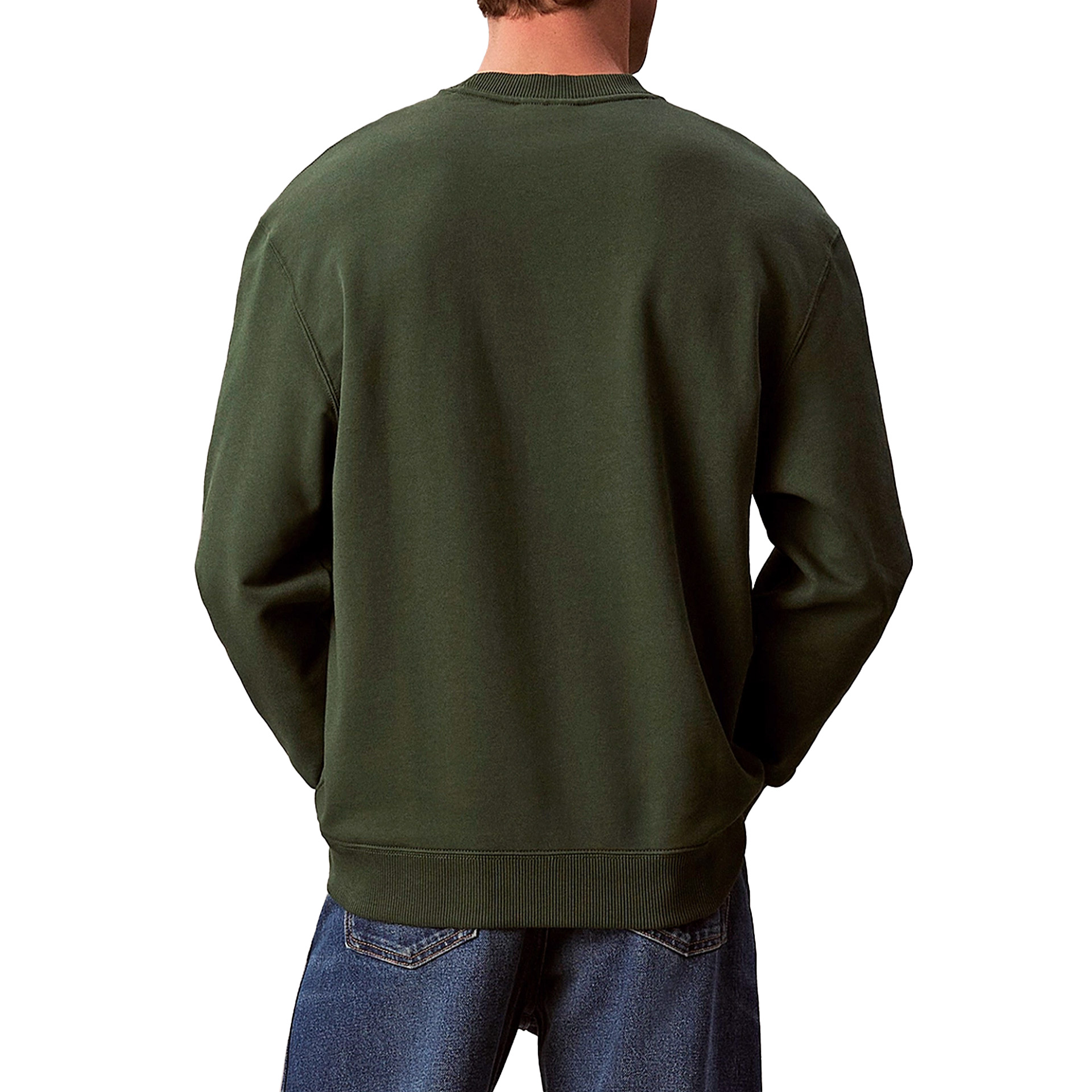 Calvin Klein Sweat Eu Badge 350terry Cn Green