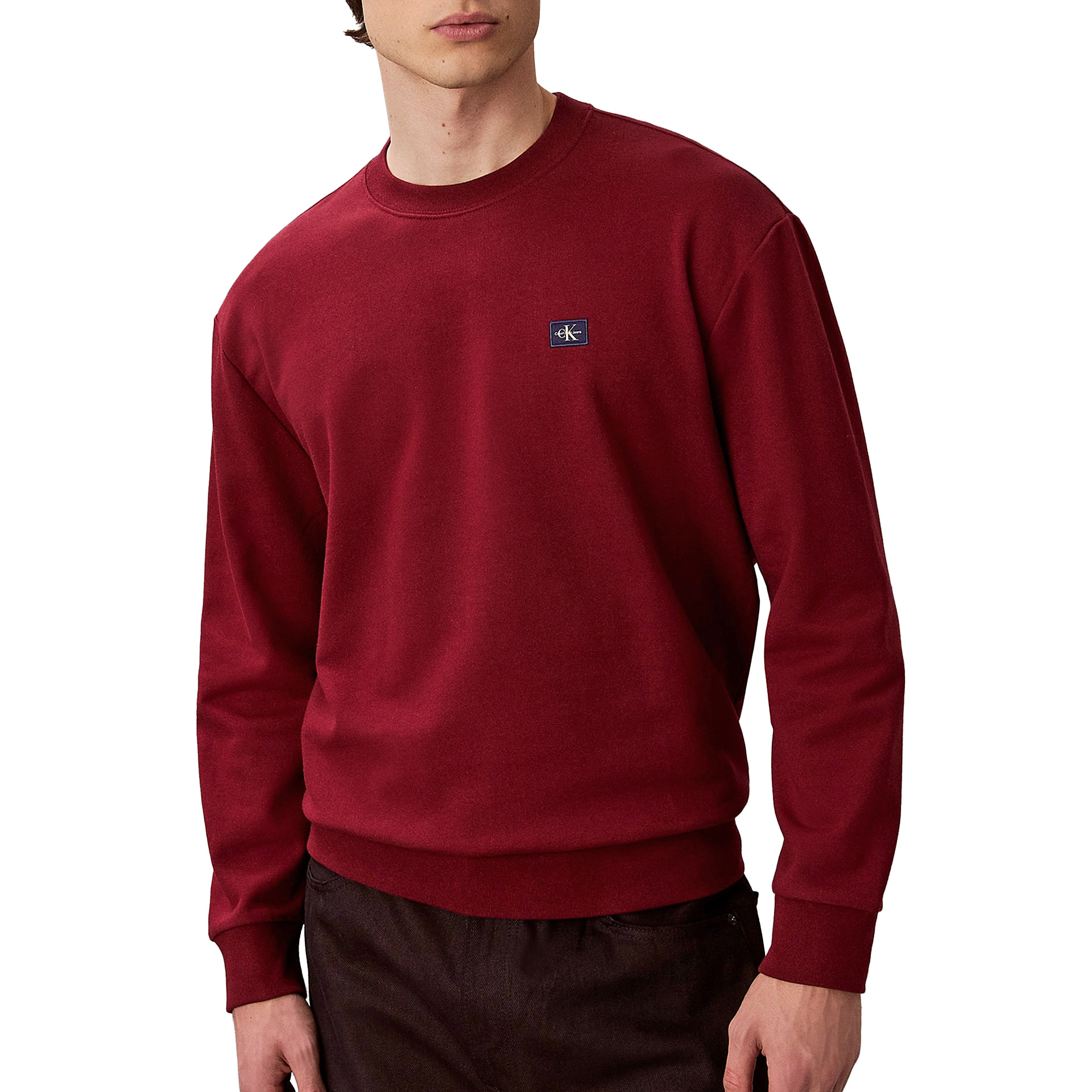 Calvin Klein Sweat Eu Badge 350terry Cn Red