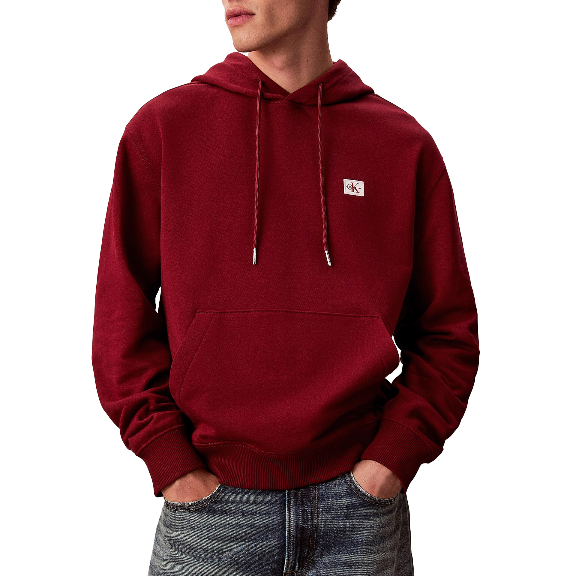 Calvin Klein Sweat 350terry Eu Whsl Badge Red