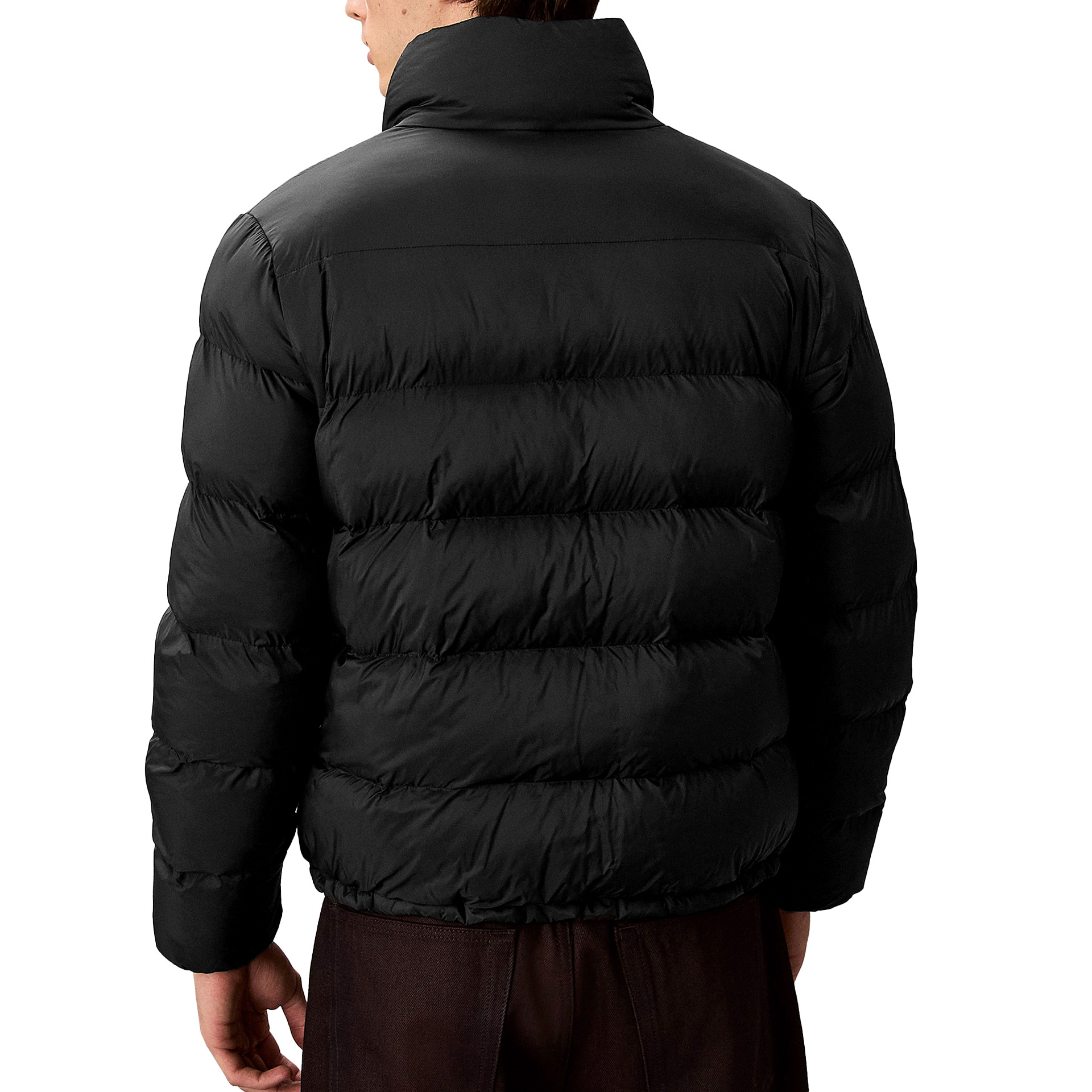 Calvin Klein Casaco Nylon Monogram Puffer Jkt Black
