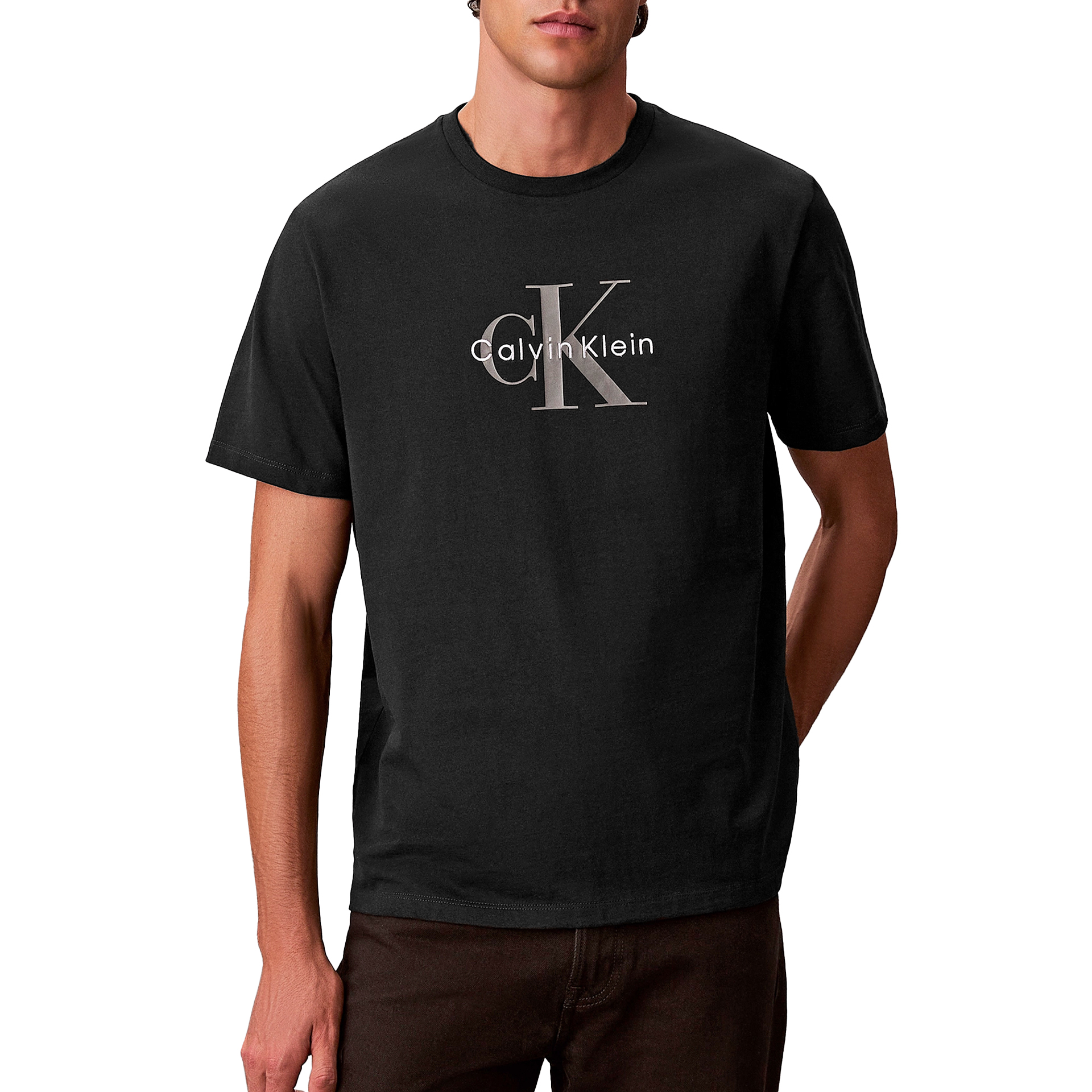 Calvin Klein T-shirt Hero Monologo 20s Black