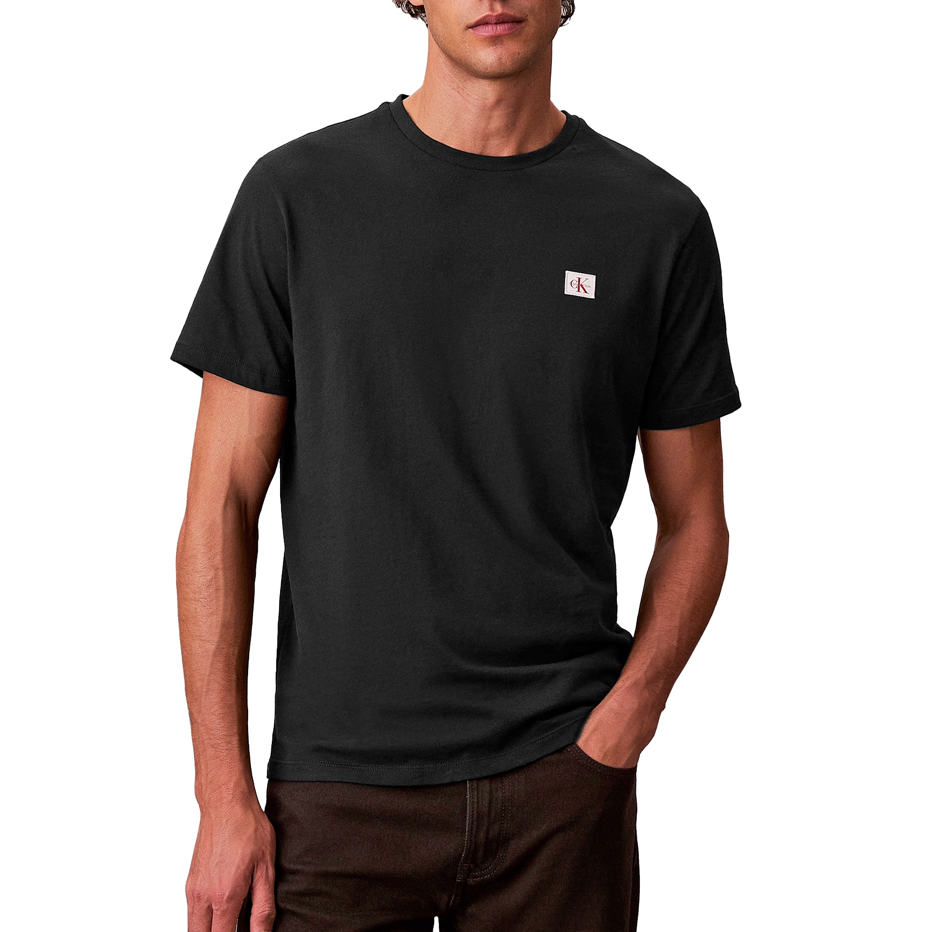 Calvin Klein T-shirt Badge 30s Jersey Classic Black