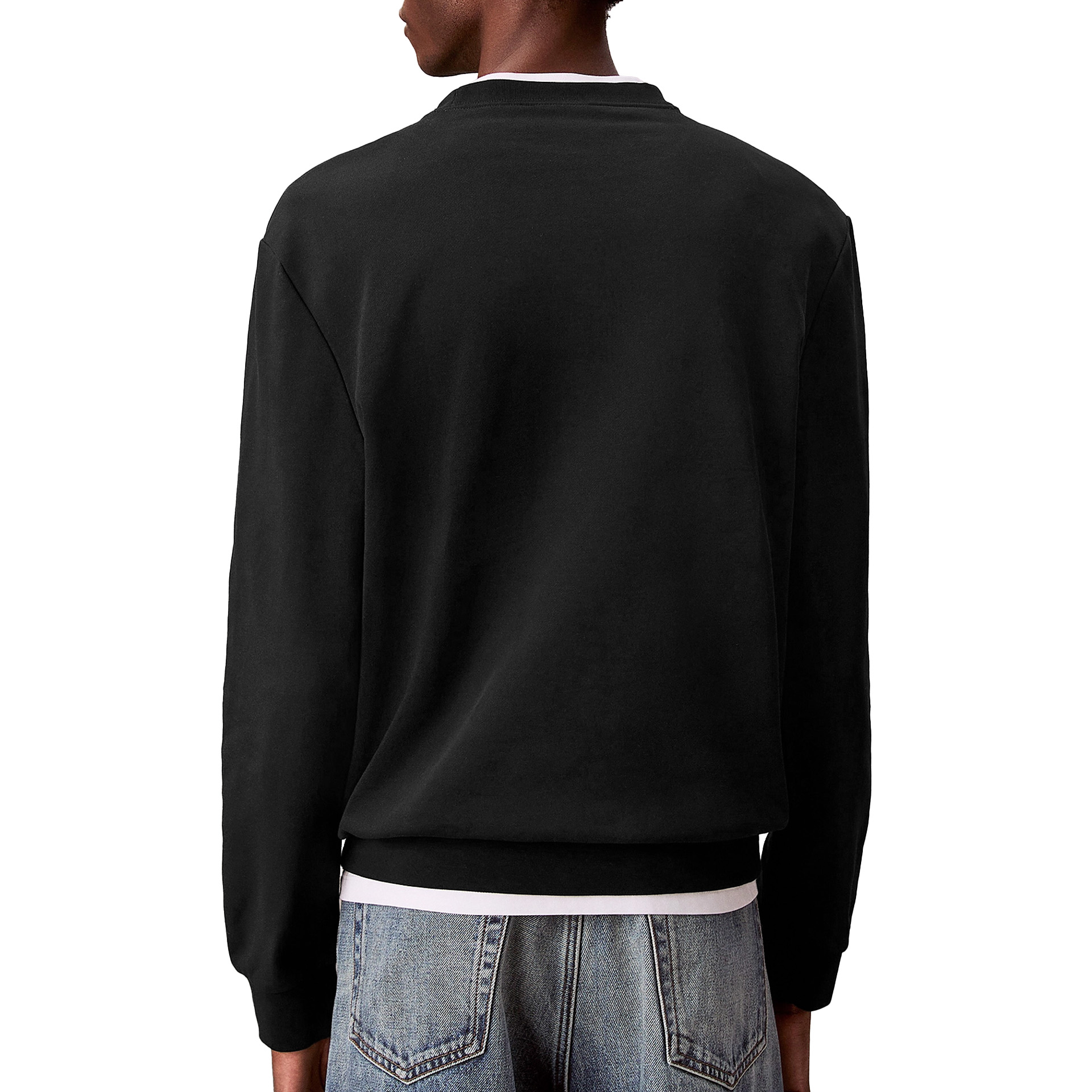 Calvin Klein Sweat Eu Badge 350terry Cn Black