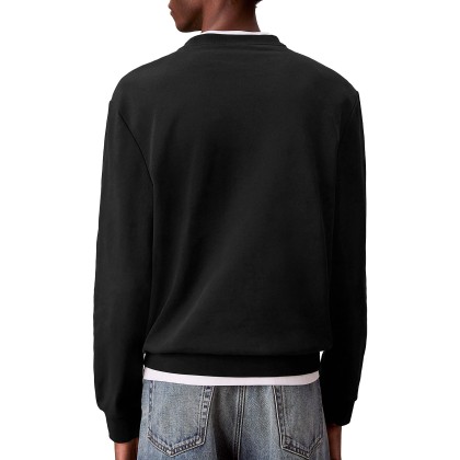Calvin Klein Sweat Eu Badge 350terry Cn Black Calvin Klein Sweat Eu Badge 350terry Cn Black