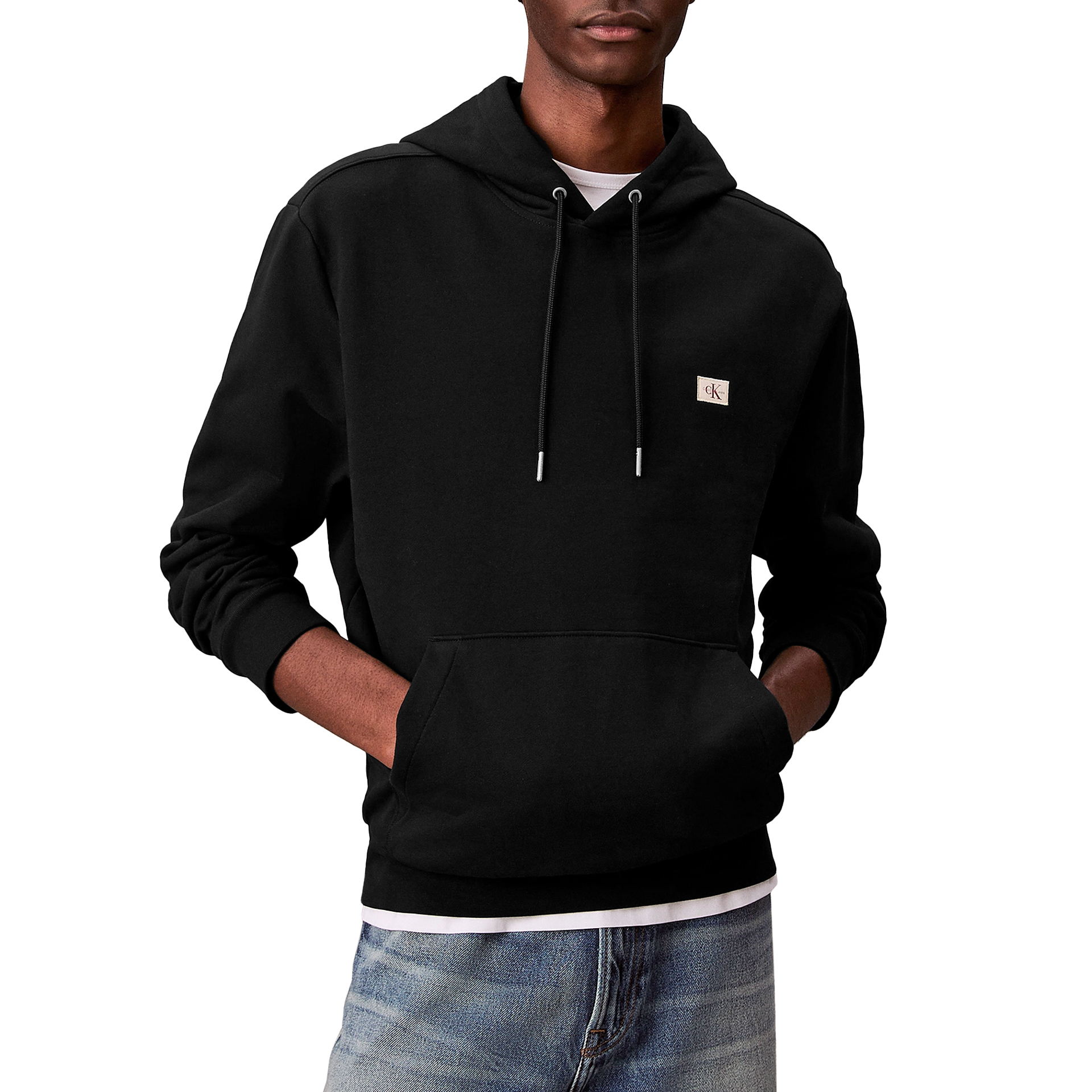 Calvin Klein Sweat 350terry Eu Whsl Badge Black