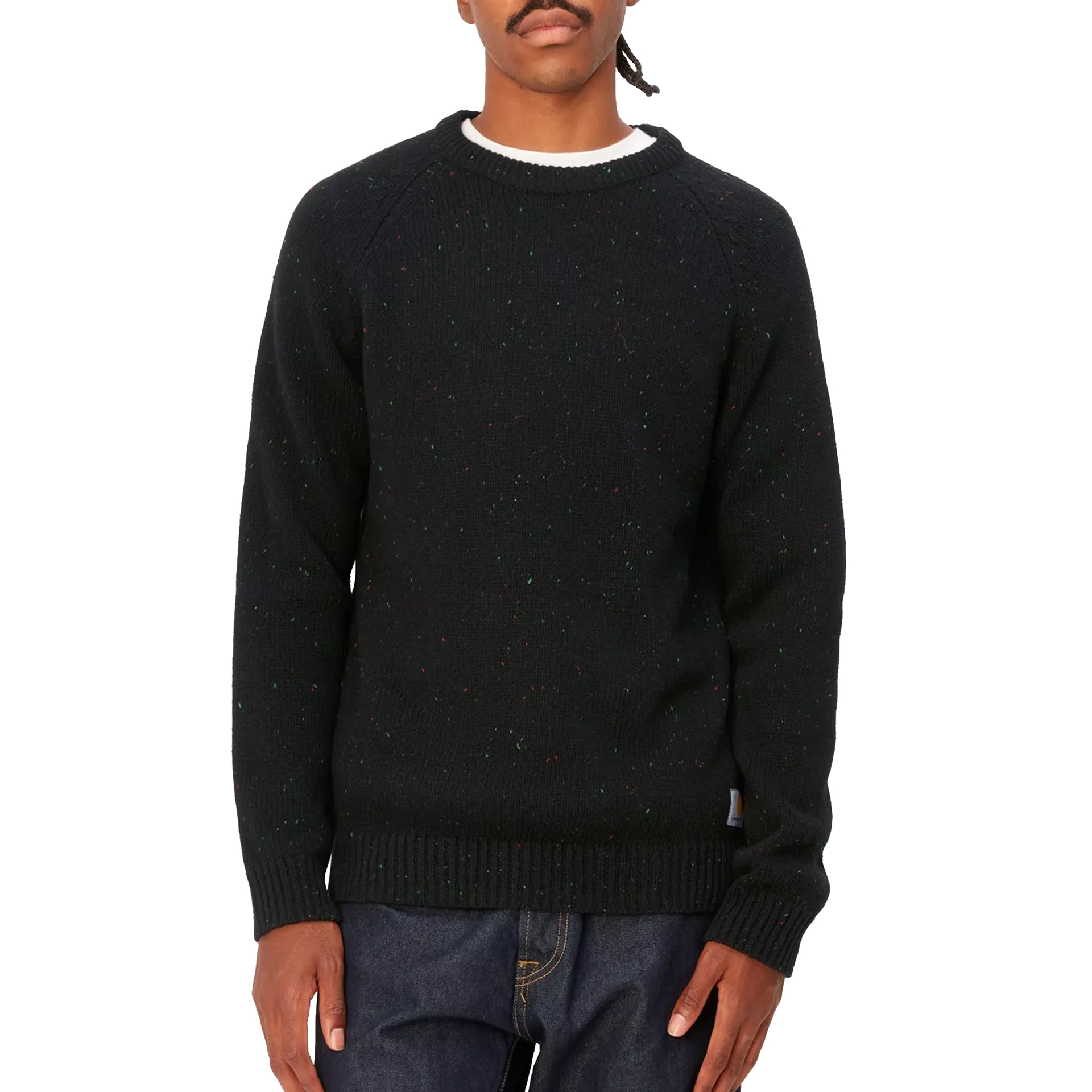 Carhartt Wip Sweat Anglistic Speckled Black