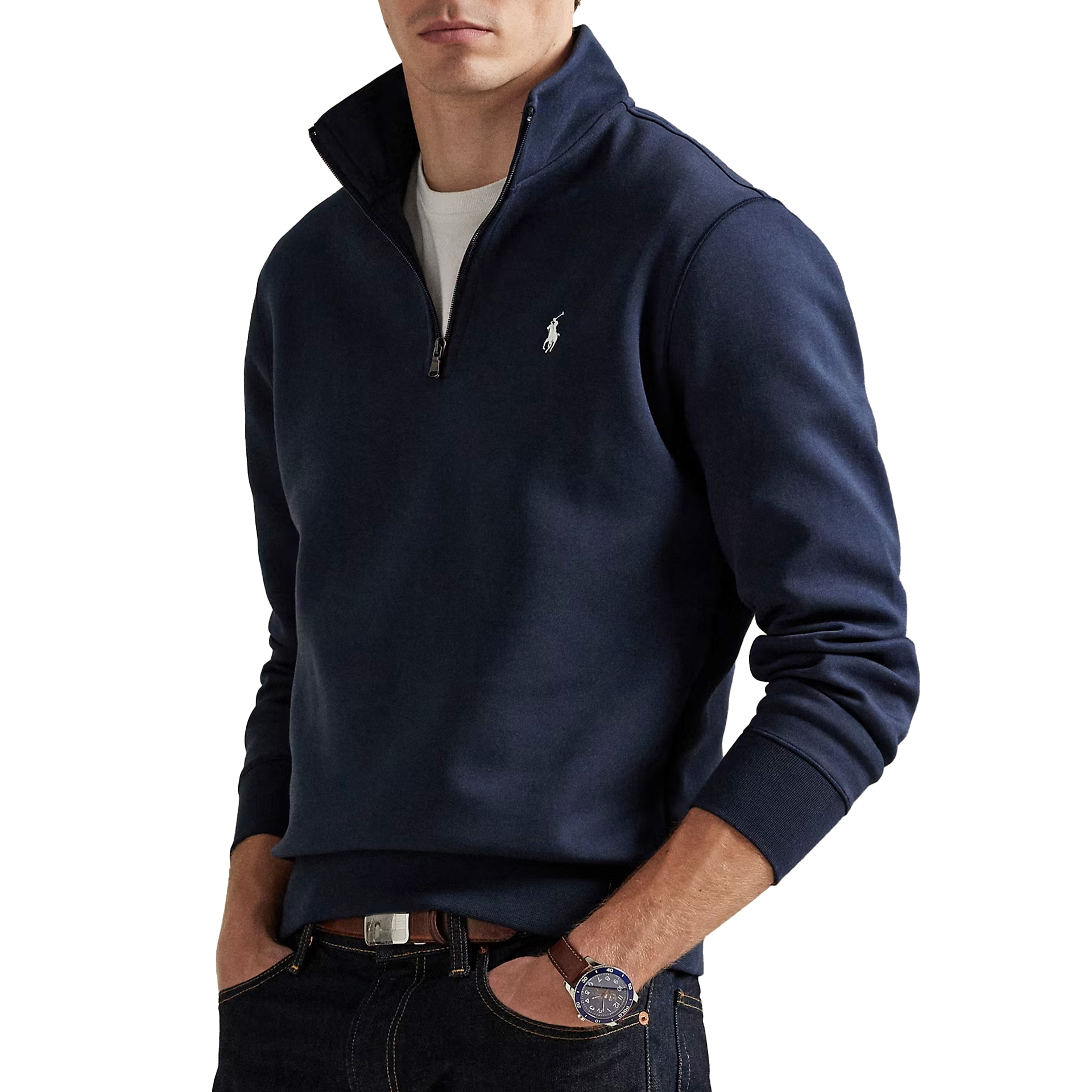 Polo Ralph Lauren Sweat 30/1 Double Knt Blue