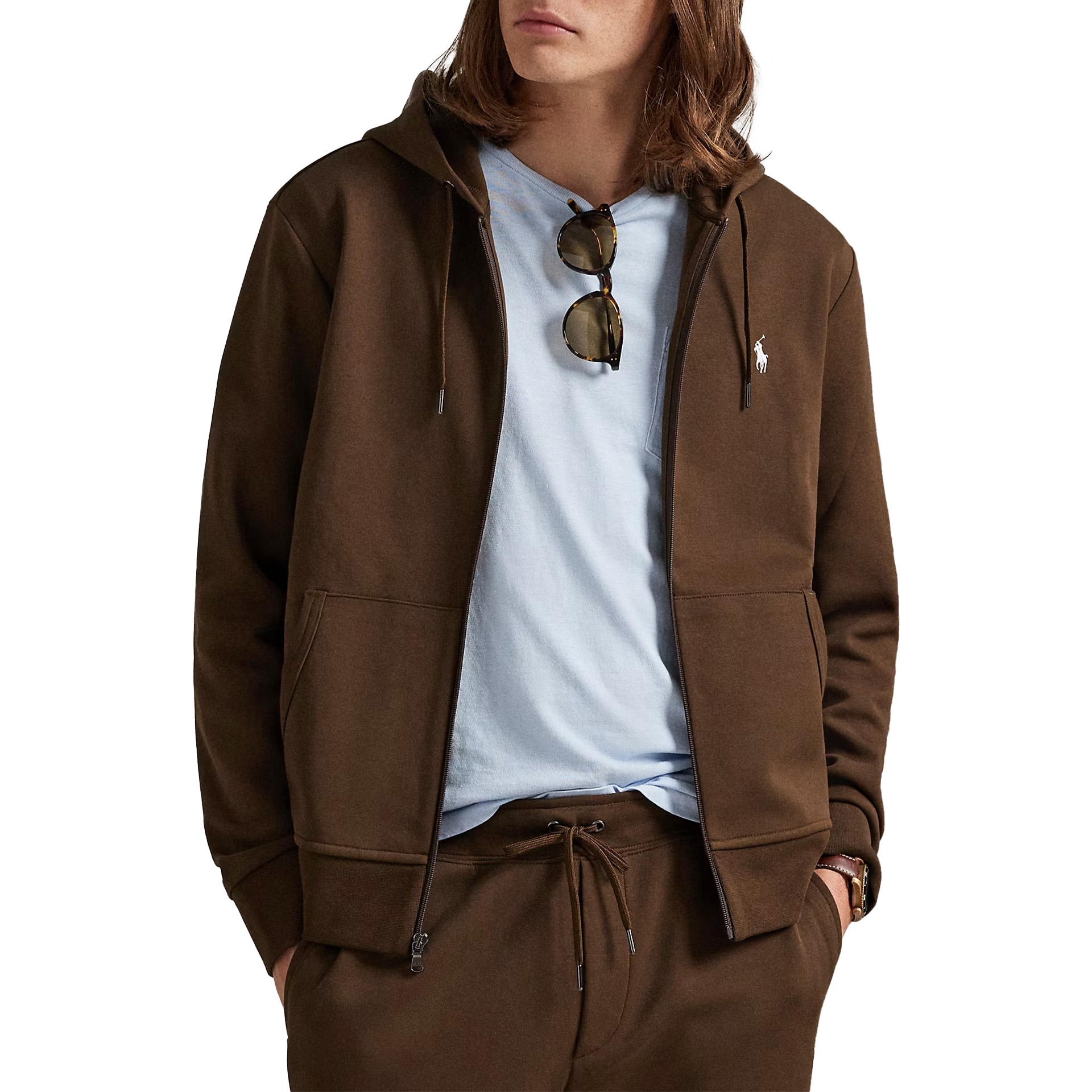 Polo Ralph Lauren Casaco 30/1 Double Knt Brown