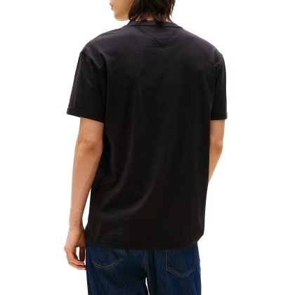 Tommy Hilfiger T-shirt Reg Linear Logo Black Multi Tommy Hilfiger T-shirt Reg Linear Logo Black Multi