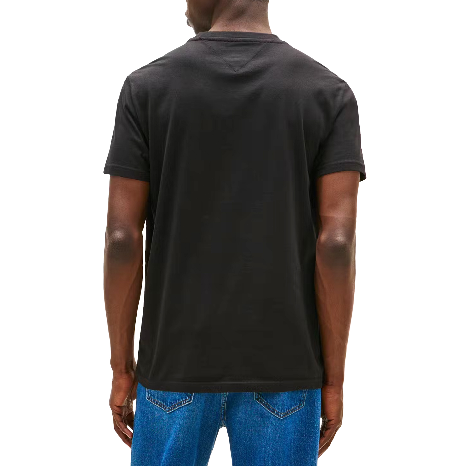 Tommy Hilfiger T-shirt Slim Linear Chest Black