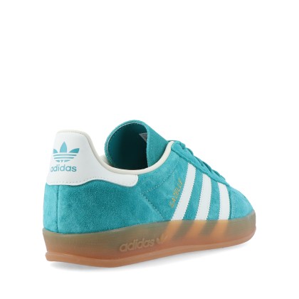 adidas Originals Gazelle Indoor Pure Teal / Off White / Gold Metallic adidas Originals Gazelle Indoor Pure Teal / Off White / Gold Metallic