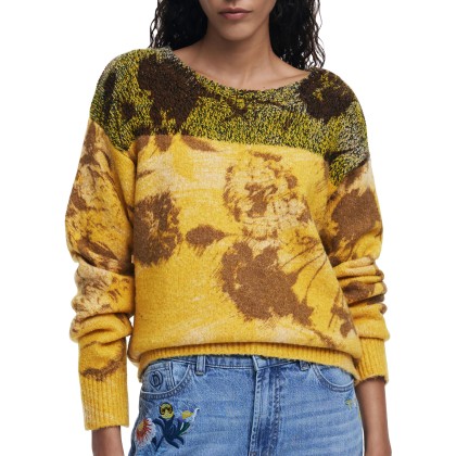 Desigual Camisola Adak Amarelo