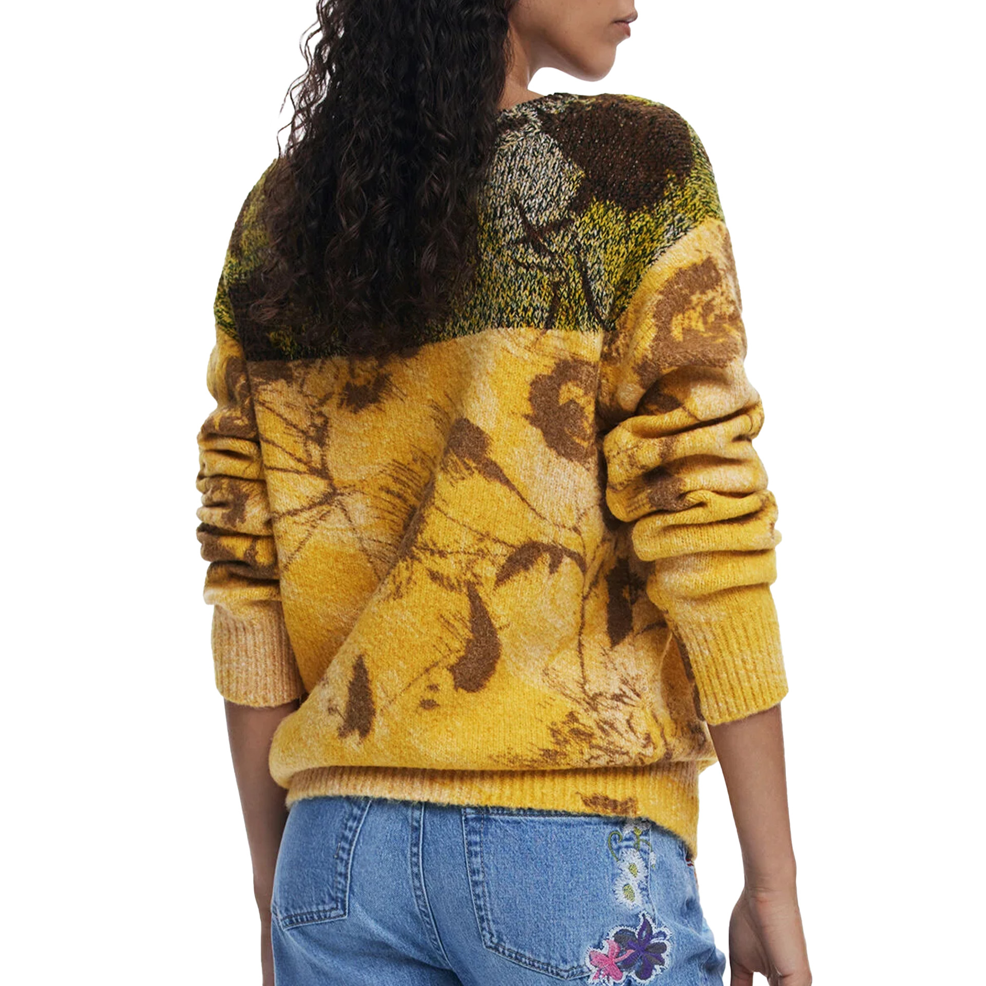 Desigual Camisola Adak Amarelo