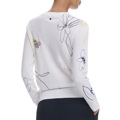 Desigual Camisola Arty Branco Desigual Camisola Arty Branco