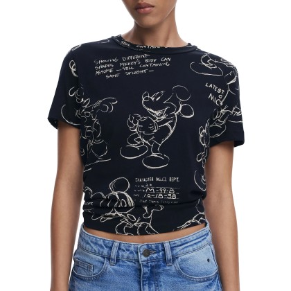 Desigual T-shirt Mickey Sketch Preto