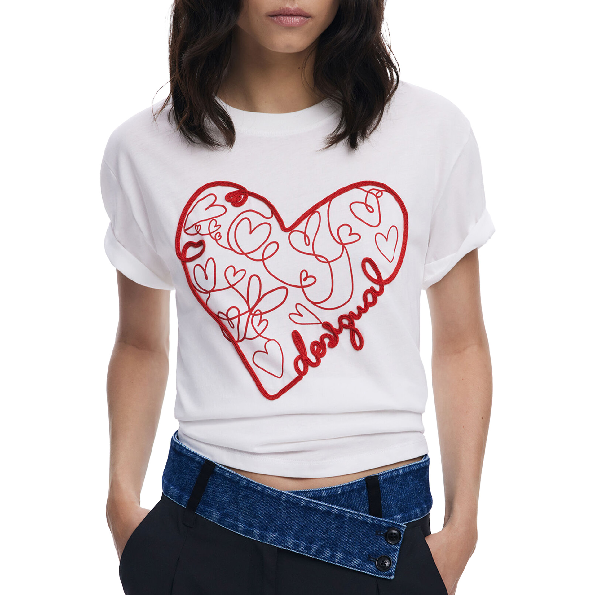 Desigual T-shirt Roma Branco