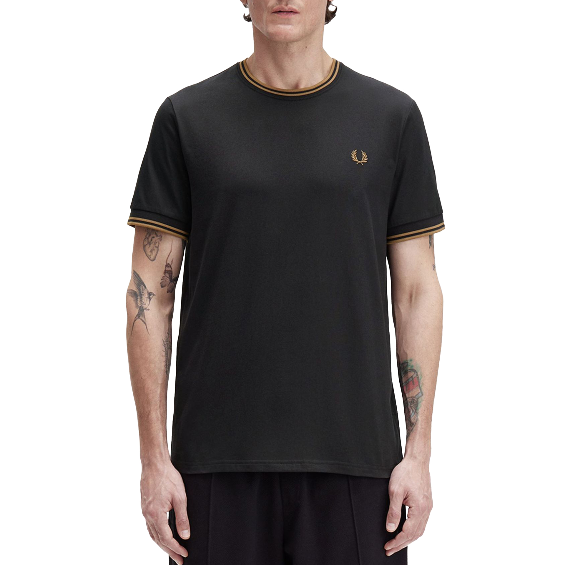 Fred Perry T-shirt M1588v-q27 Black/shadedston