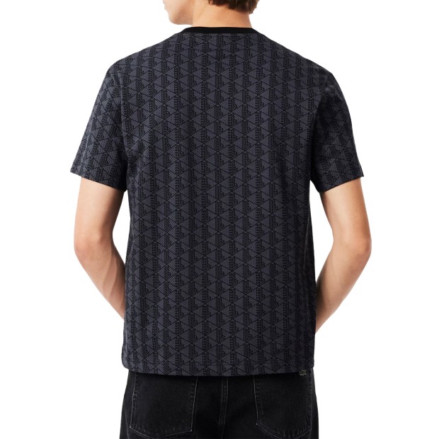 Lacoste T-shirt Th5902 Graphite Sombre/black