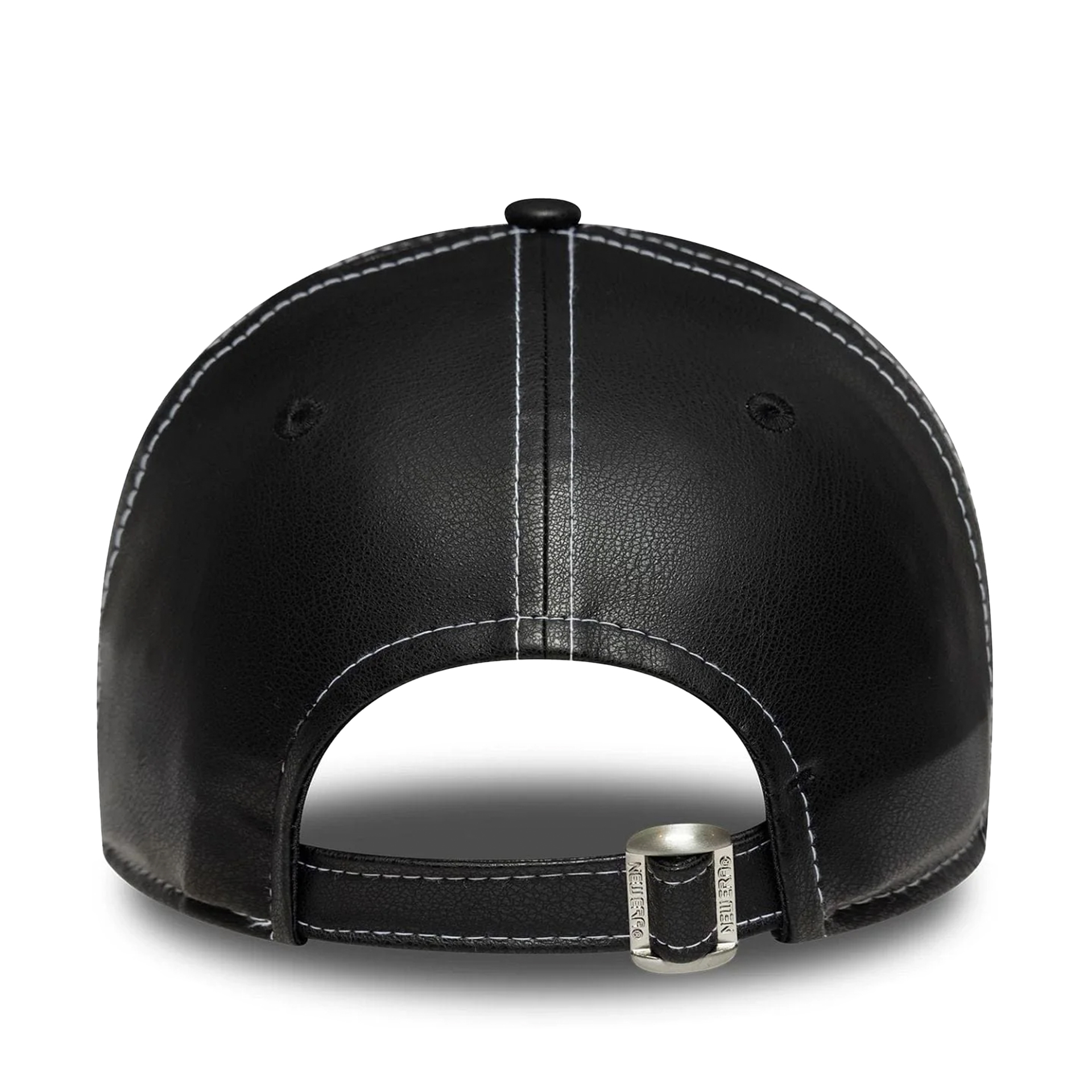 New Era Wmns Topstitch Pu 9forty Neyyan  Blkwhi New York Yankees