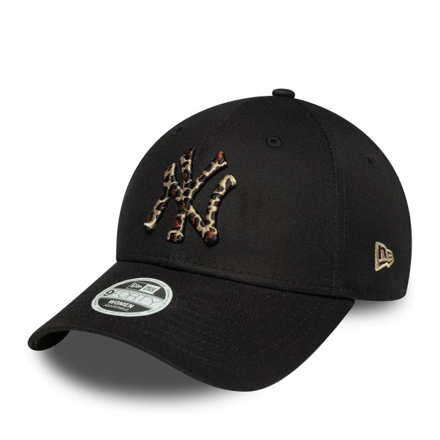 New Era Wmns Leopard Infill 9forty Neyyan  Blk New York Yankees