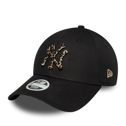 New Era Wmns Leopard Infill 9forty Neyyan  Blk New York Yankees
