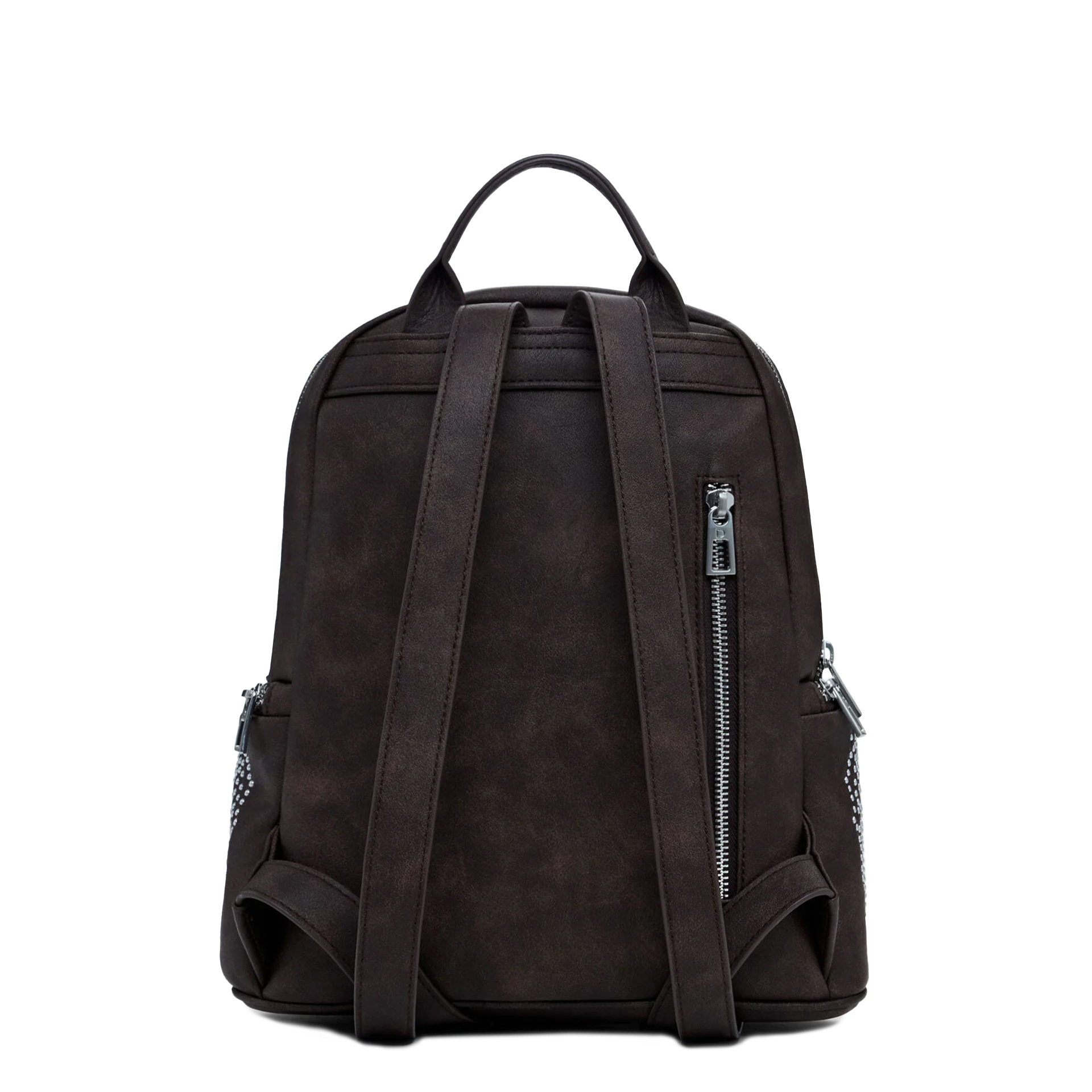 Desigual Mochila Poker Face Chester Mini Castanho