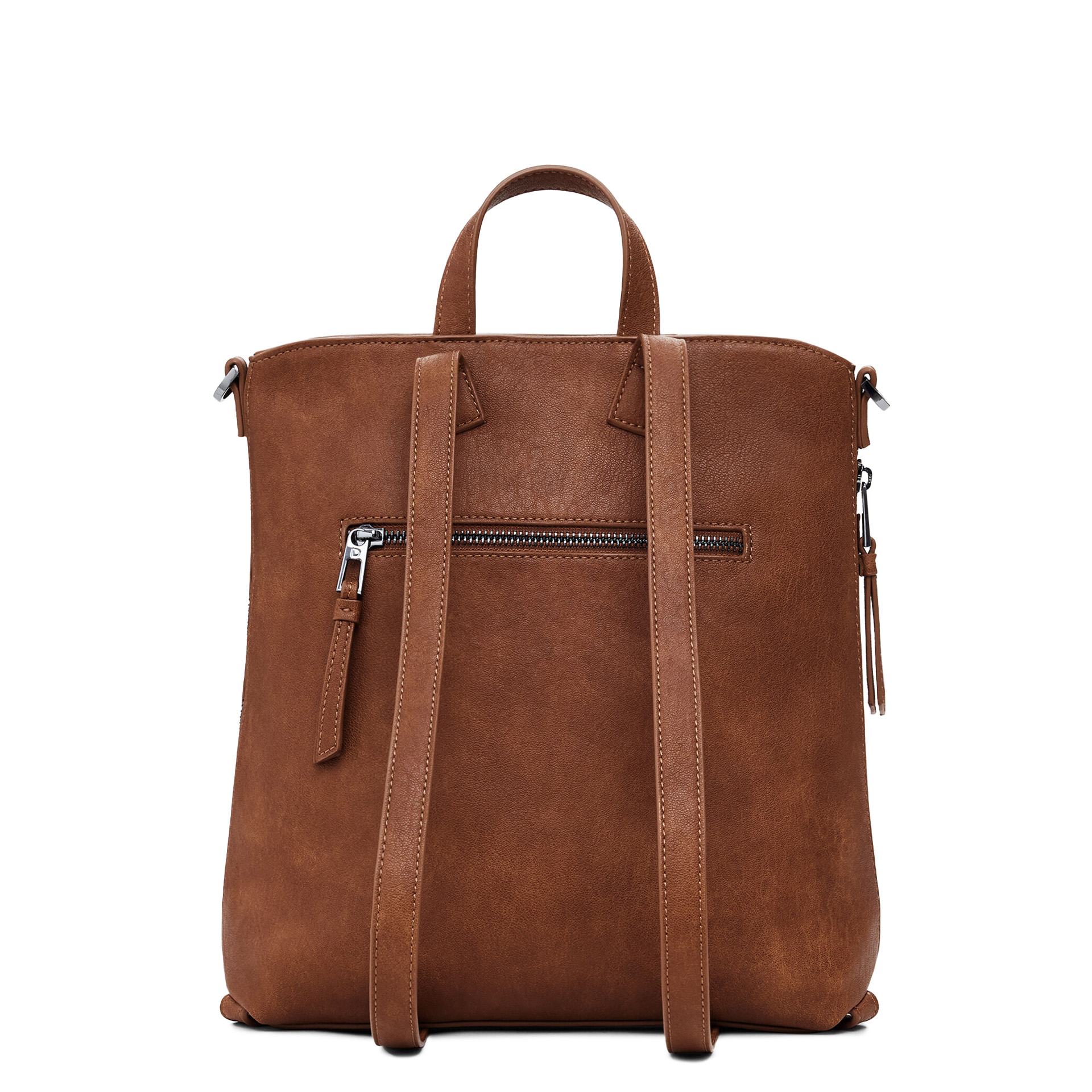 Desigual Mochila Embro Patch Pretoria Castanho