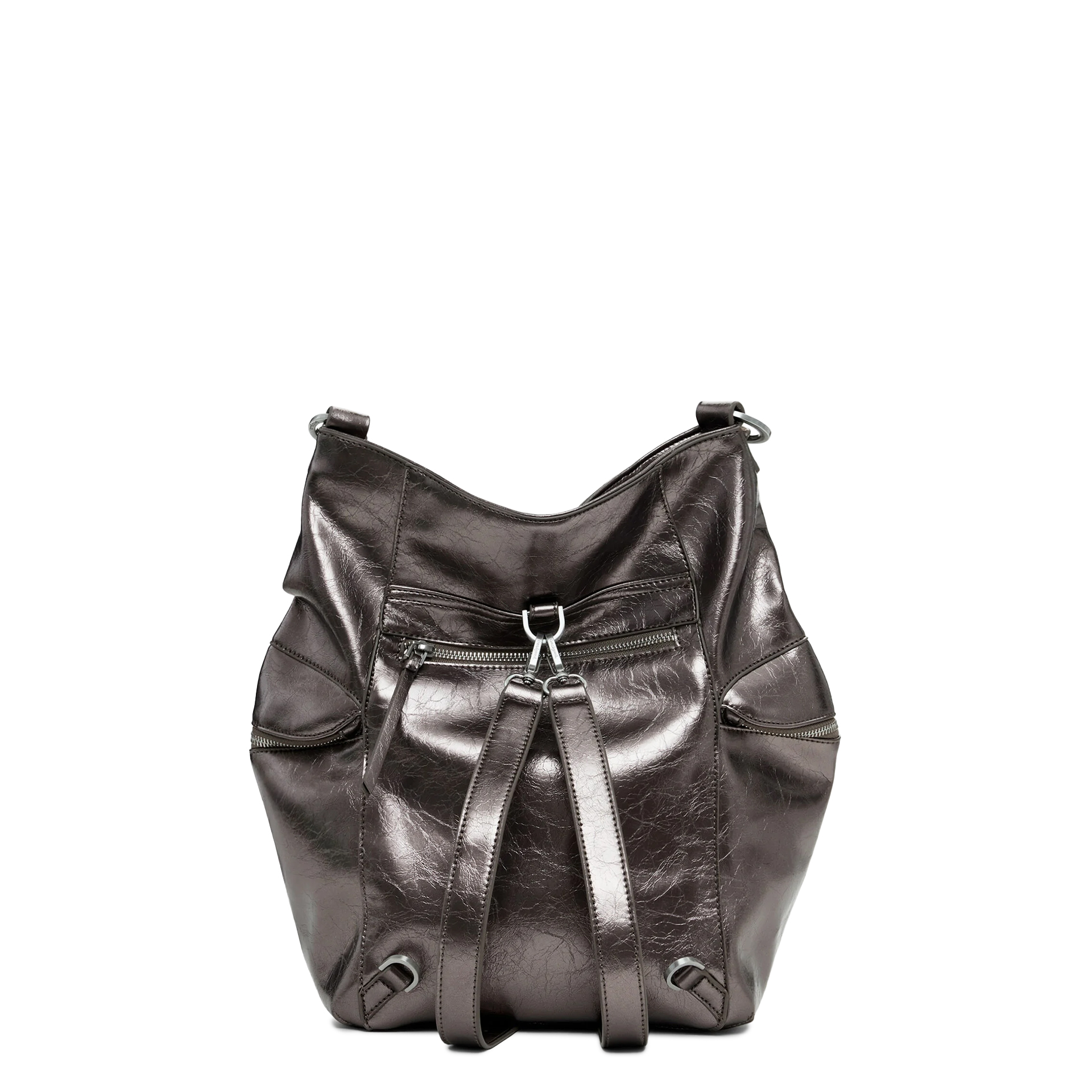 Desigual Mochila Half Logo Arica Cinza