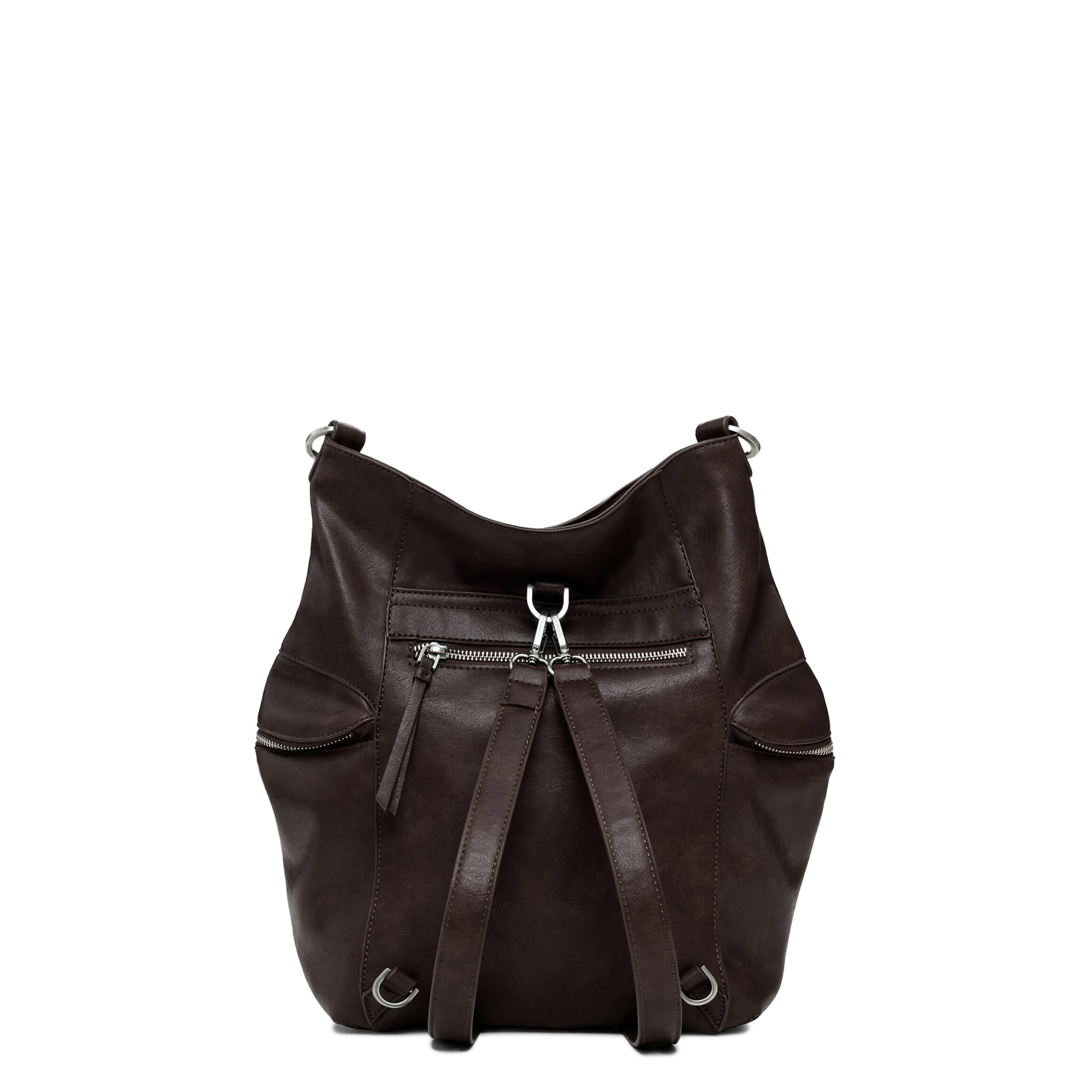 Desigual Mochila Half Logo Arica Castanho