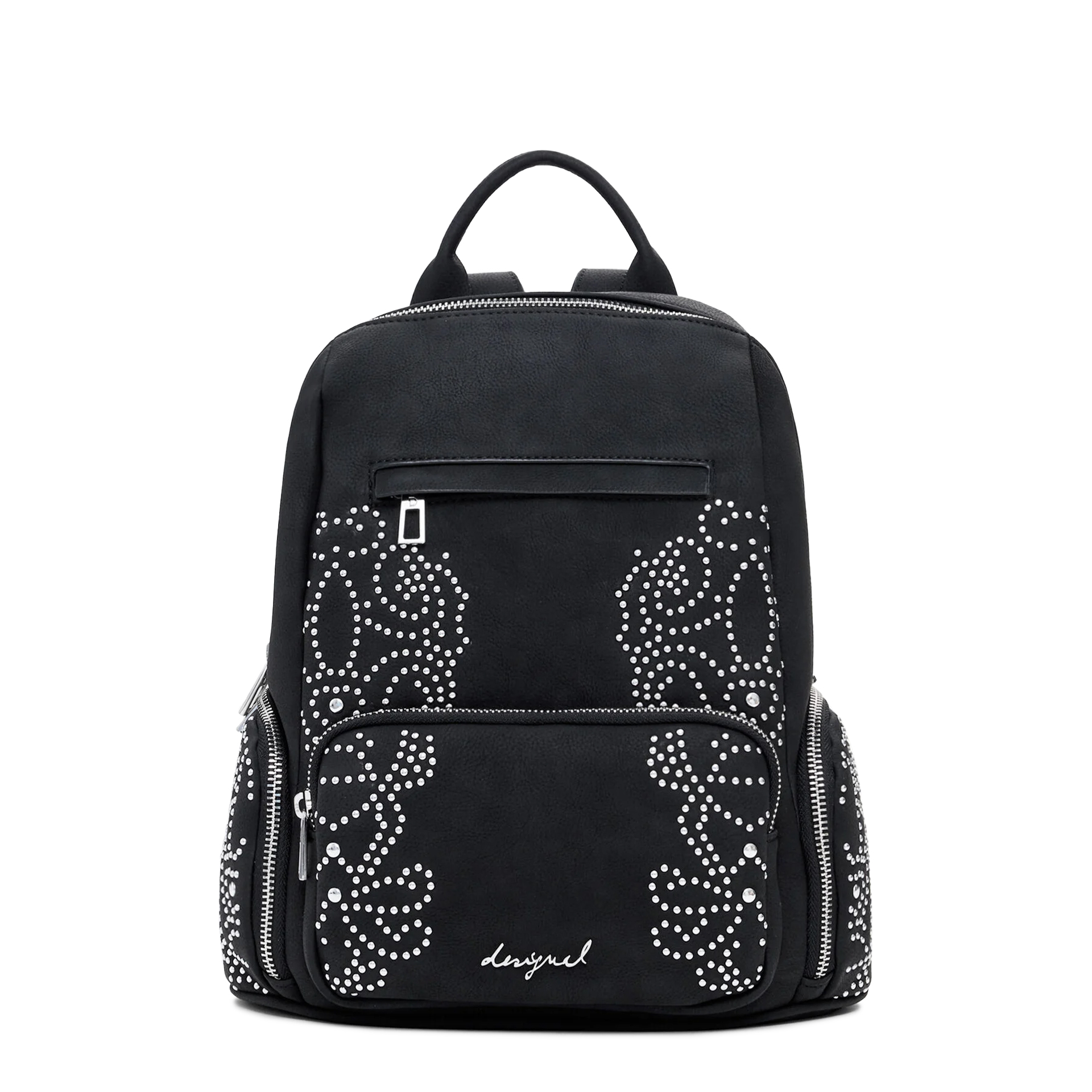 Desigual Mochila Poker Face Chester Mini Preto