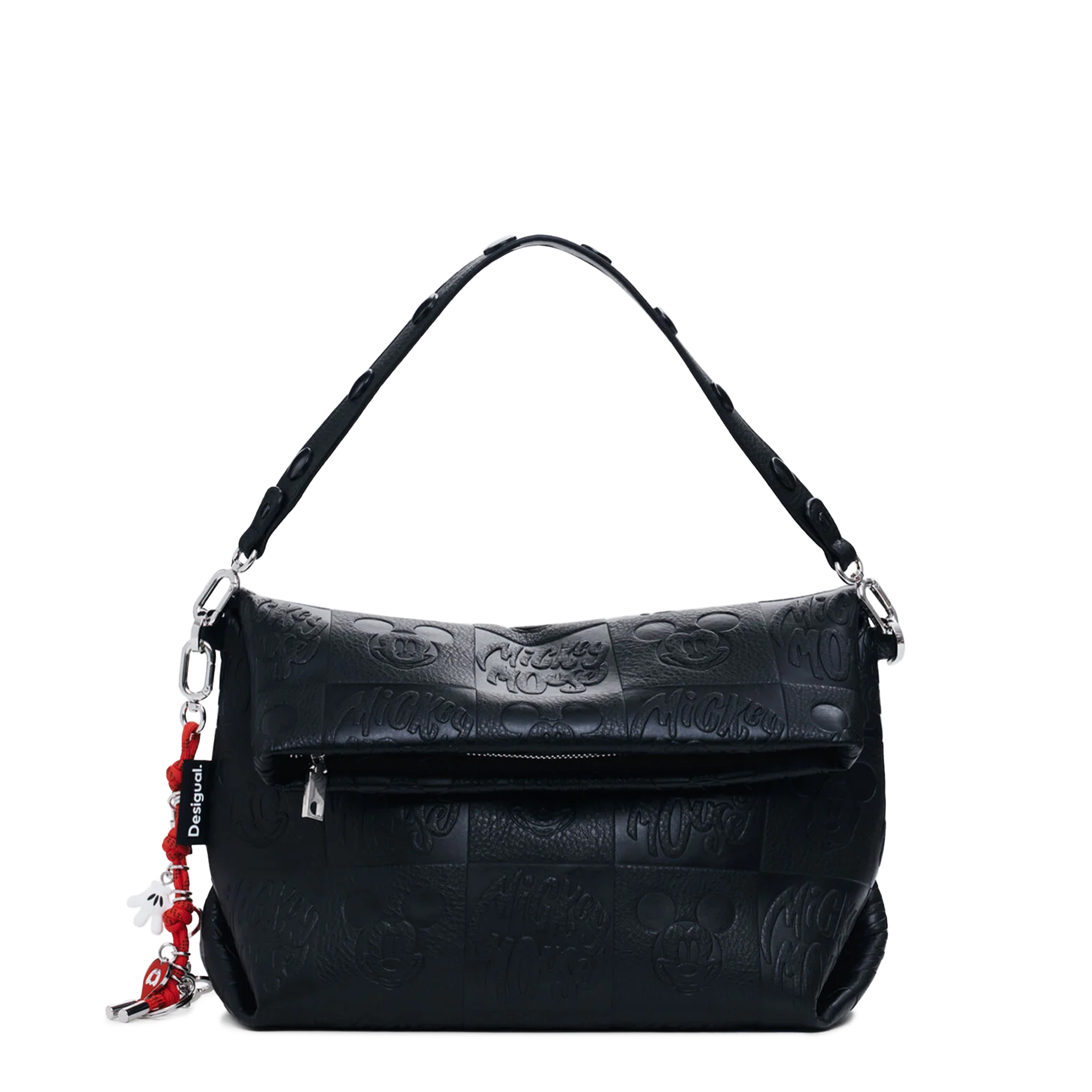 Desigual Mala All Mickey Loverty 4.0 -15% Preto