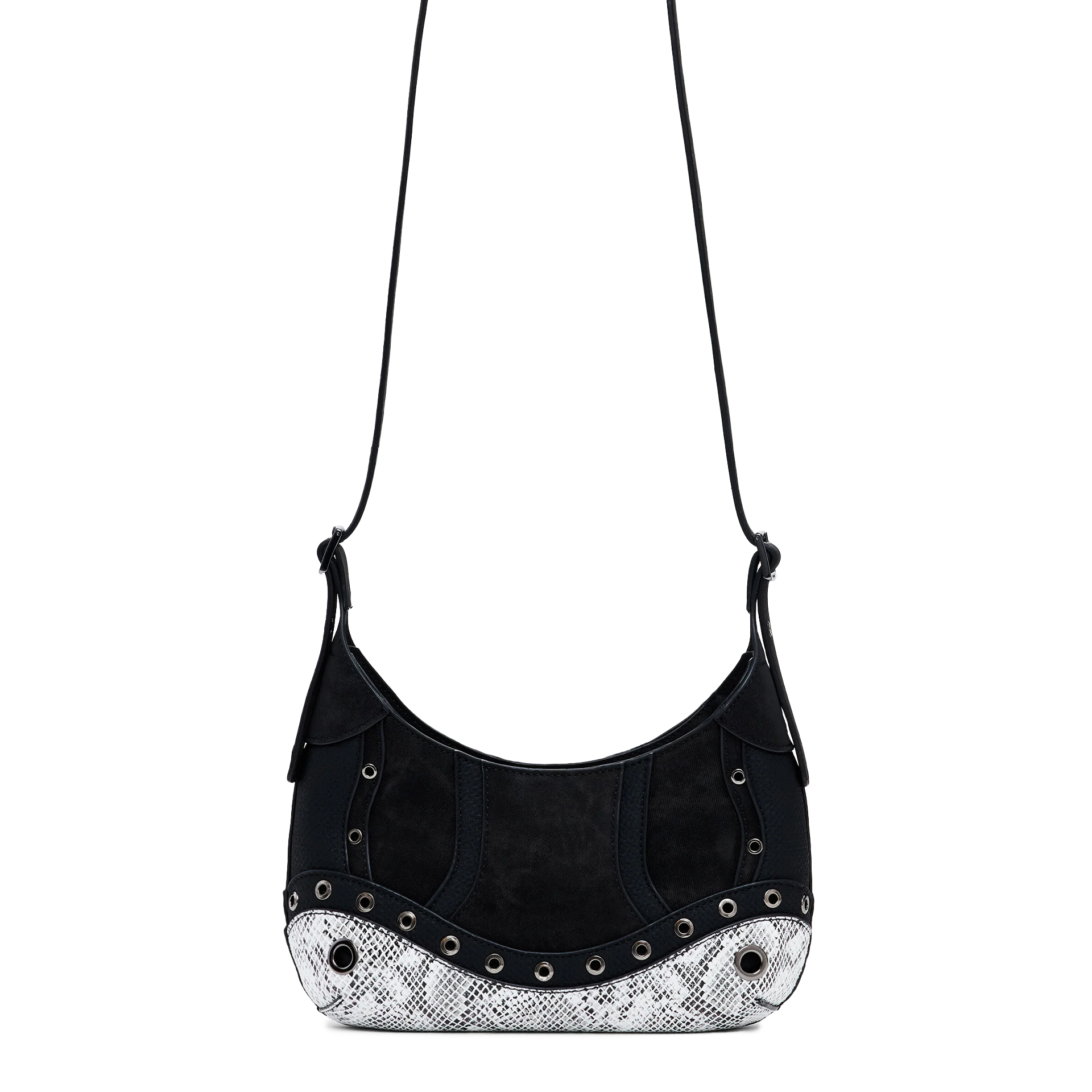 Desigual Mala Snake Patch Haiti Preto