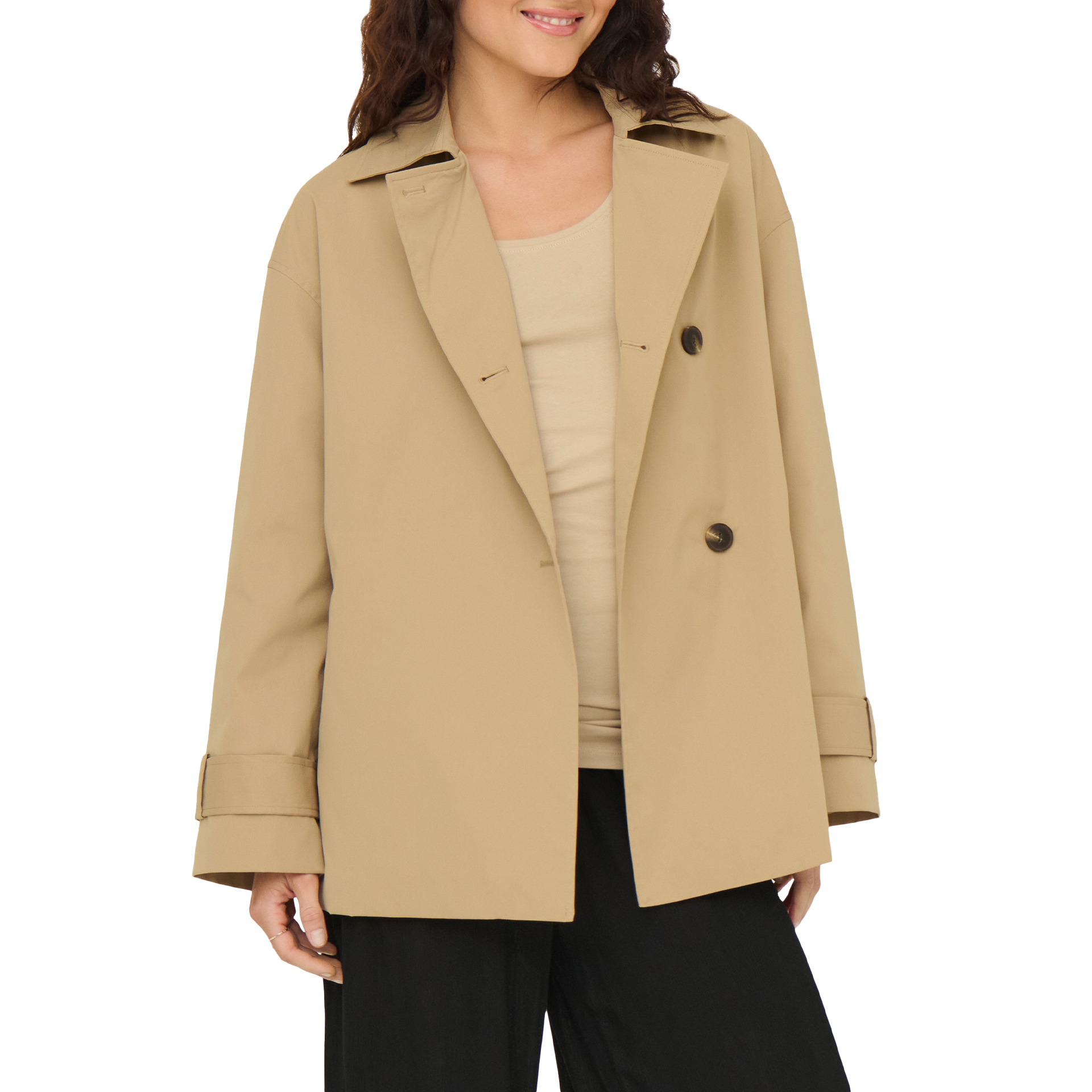 Only  Casaco April Life Otw Tannin