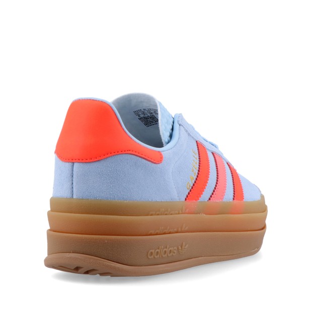 adidas Originals Gazelle Bold J Clear Sky / Solar Red / Gold Metallic