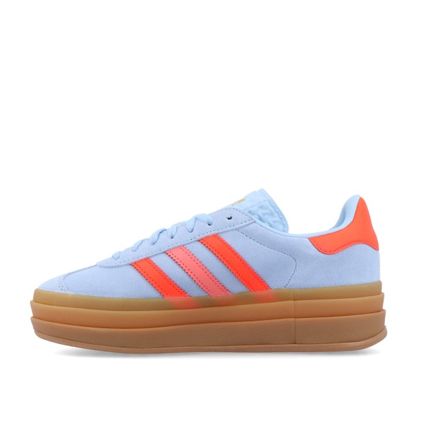 adidas Originals Gazelle Bold J Clear Sky / Solar Red / Gold Metallic