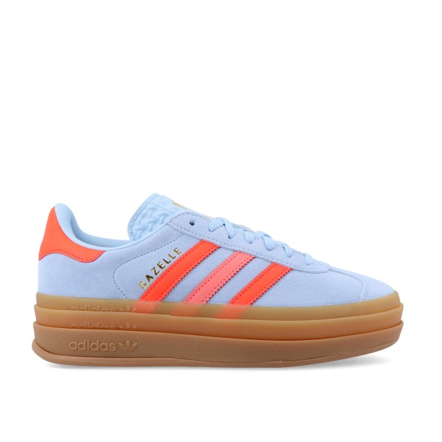 adidas Originals Gazelle Bold J Clear Sky / Solar Red / Gold Metallic