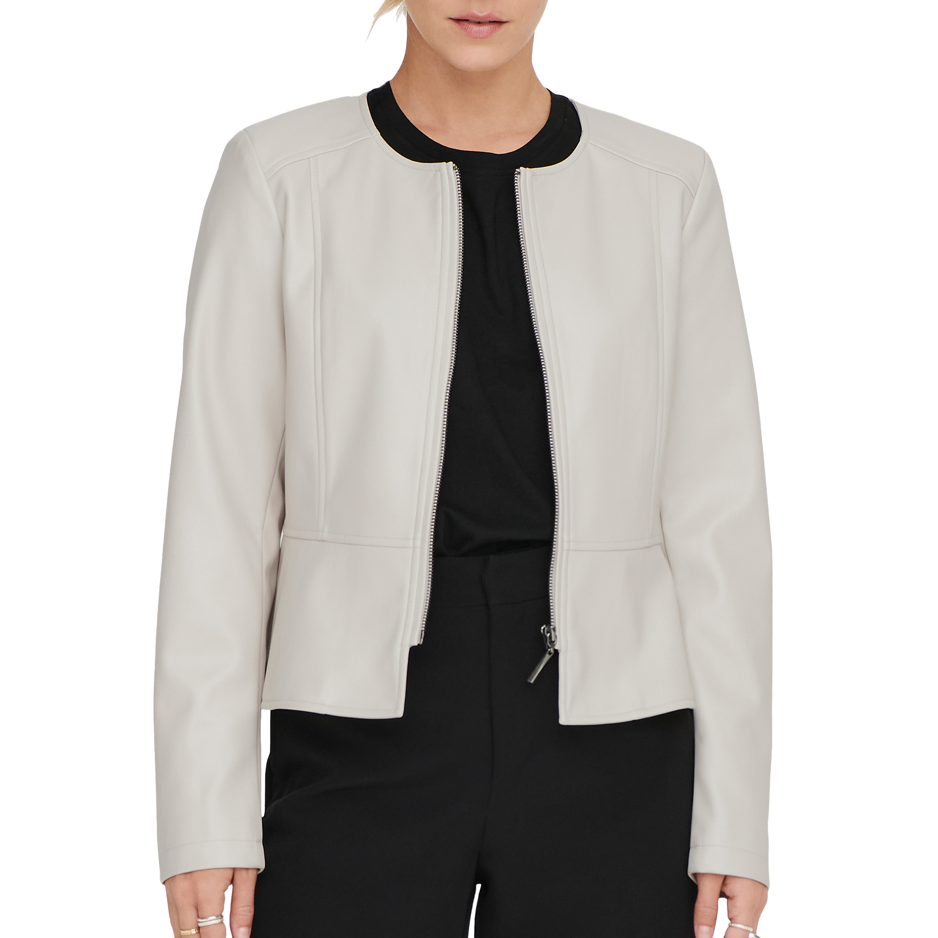 Only Onlsaramy Faux Leather Jacket Cc Otw