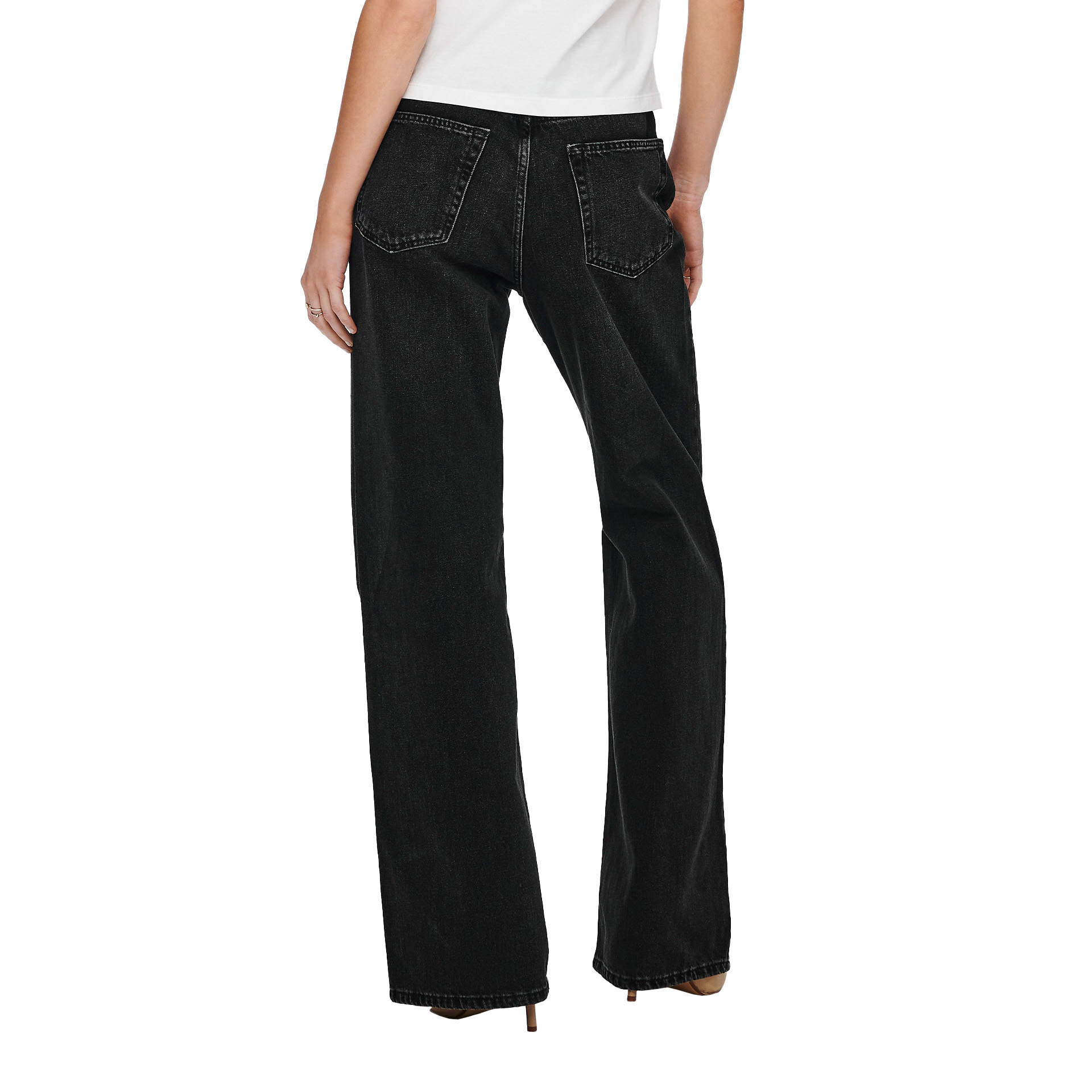 Only Calça Hope Ex Hw Black Denim