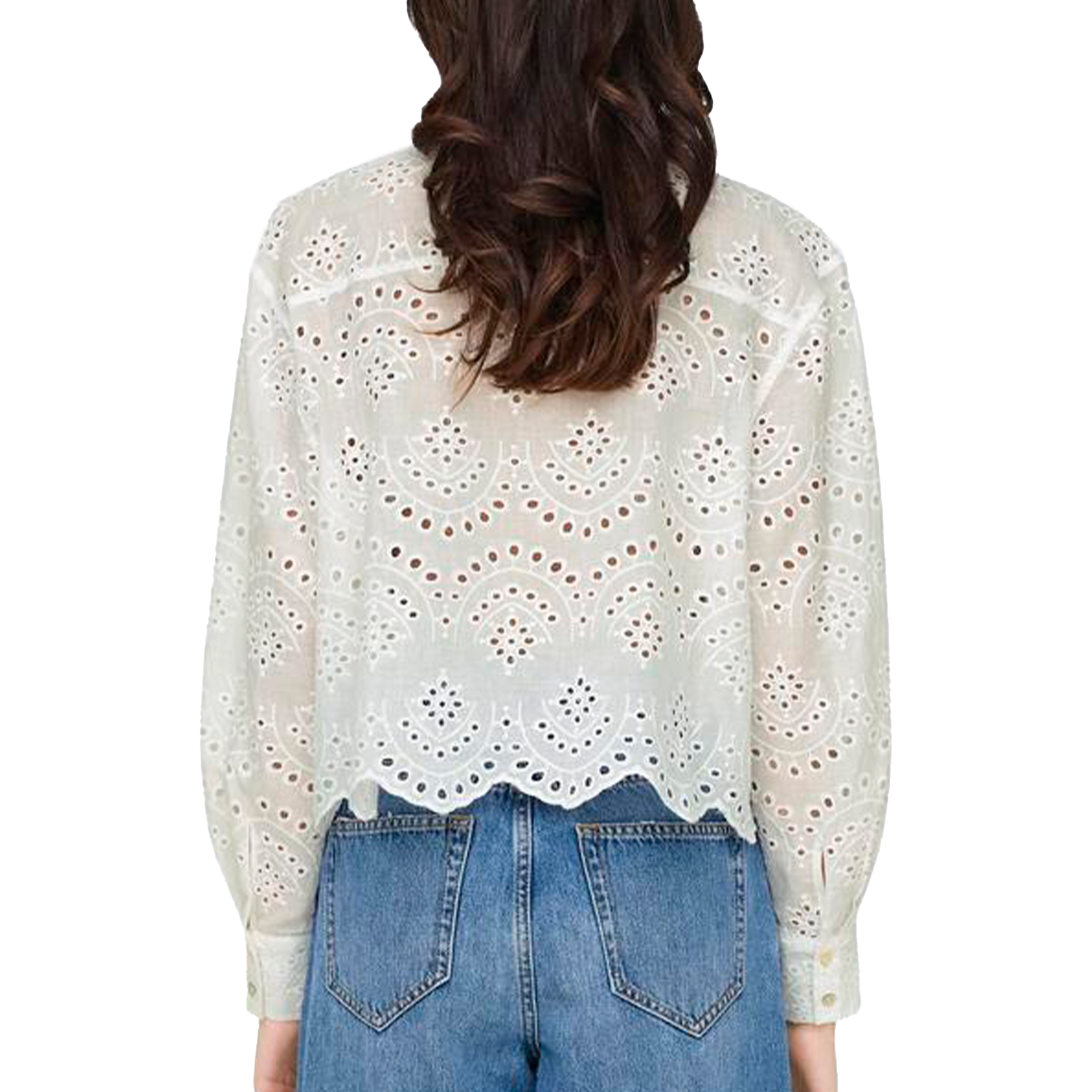 Only Camisa Valais L/s Cloud Dancer