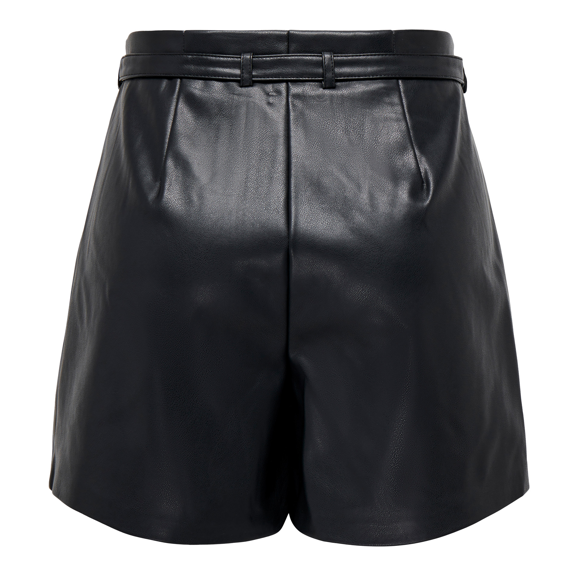 Only Onlheidi Faux Leather Shorts Otw Noos Black