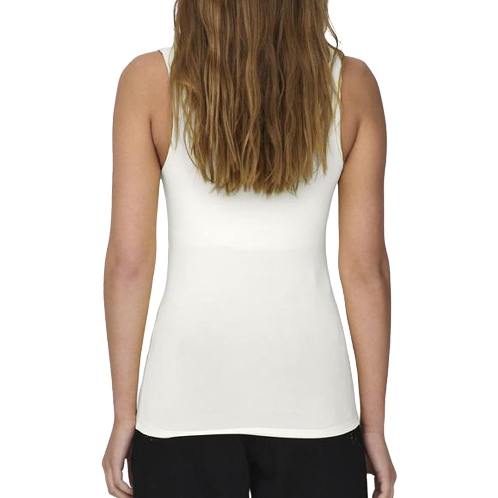 Only Top Lea S/l 2ways Fit Cloud Dancer