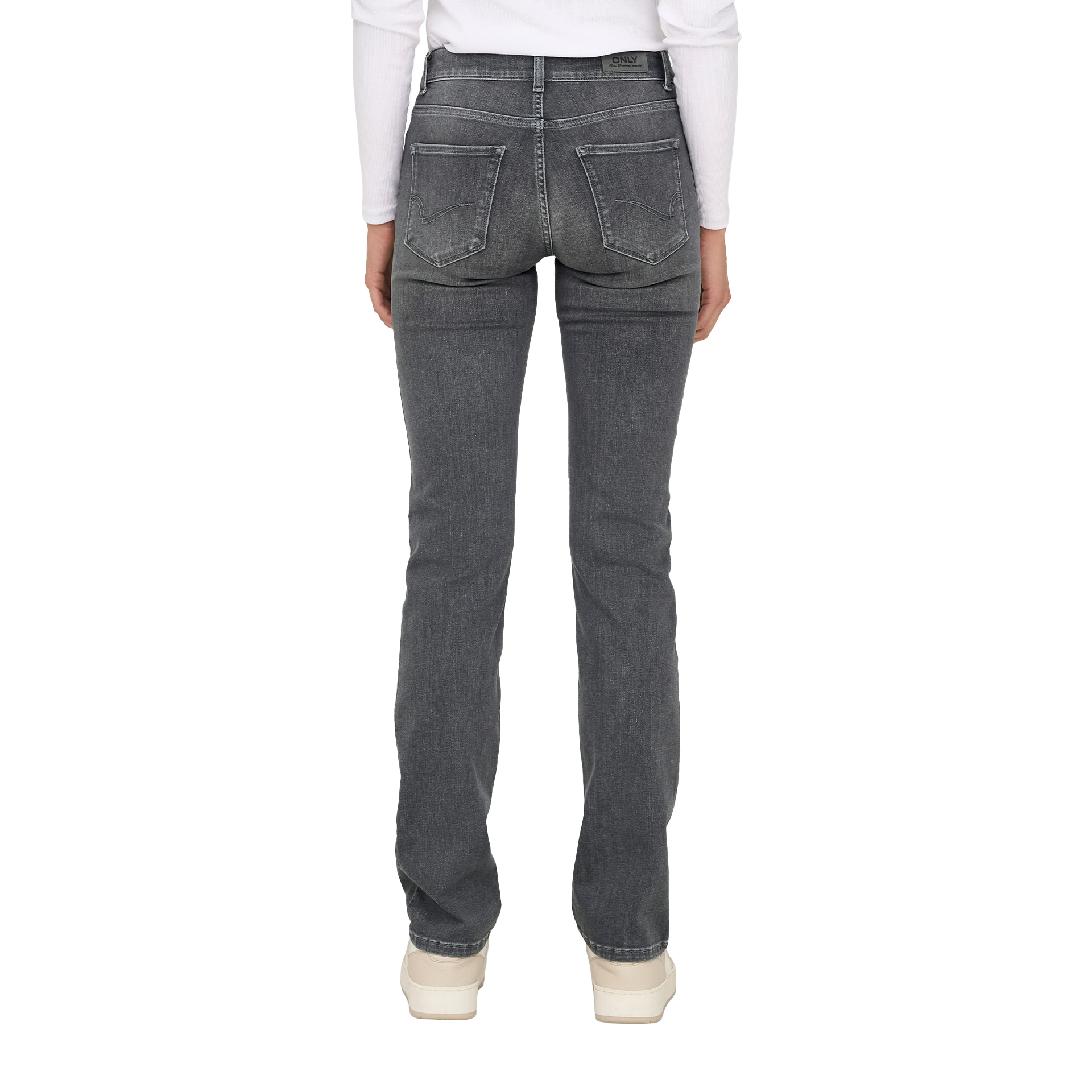 Only Onlalicia Reg Strt Dnm Dot918 Medium Grey Denim