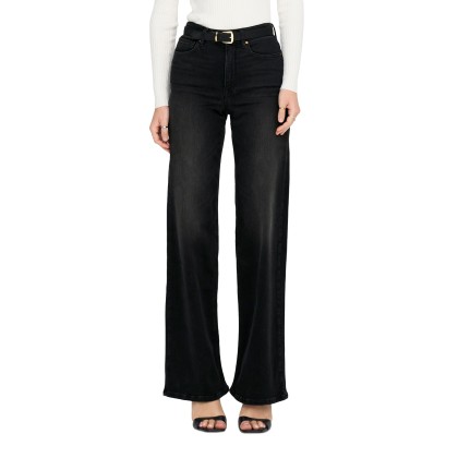 Only Onlmadison Blush Hw Wide Dnm Cro099 Noos Washed Black