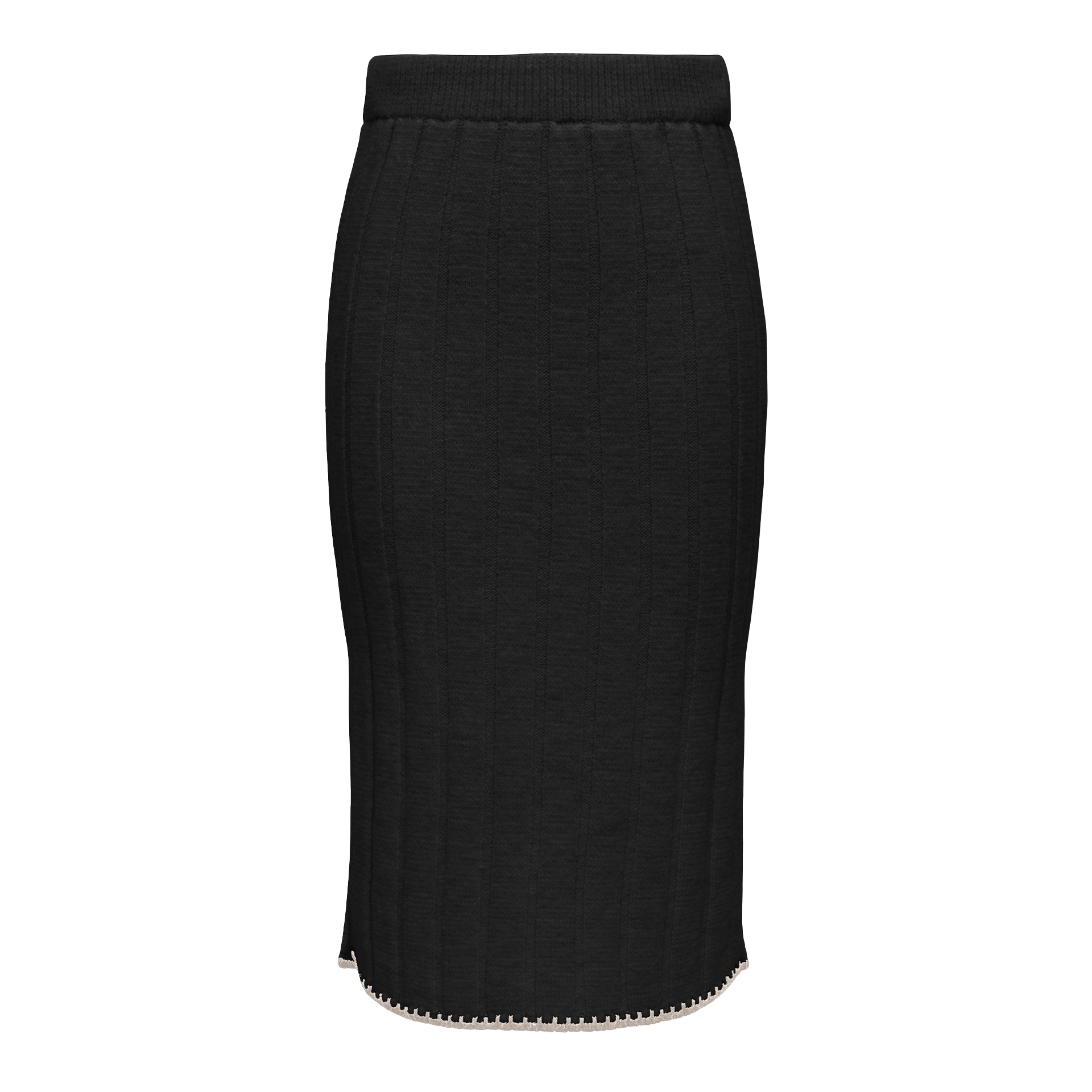 Only Onlchick Stitch Mv Skirt Knt Black