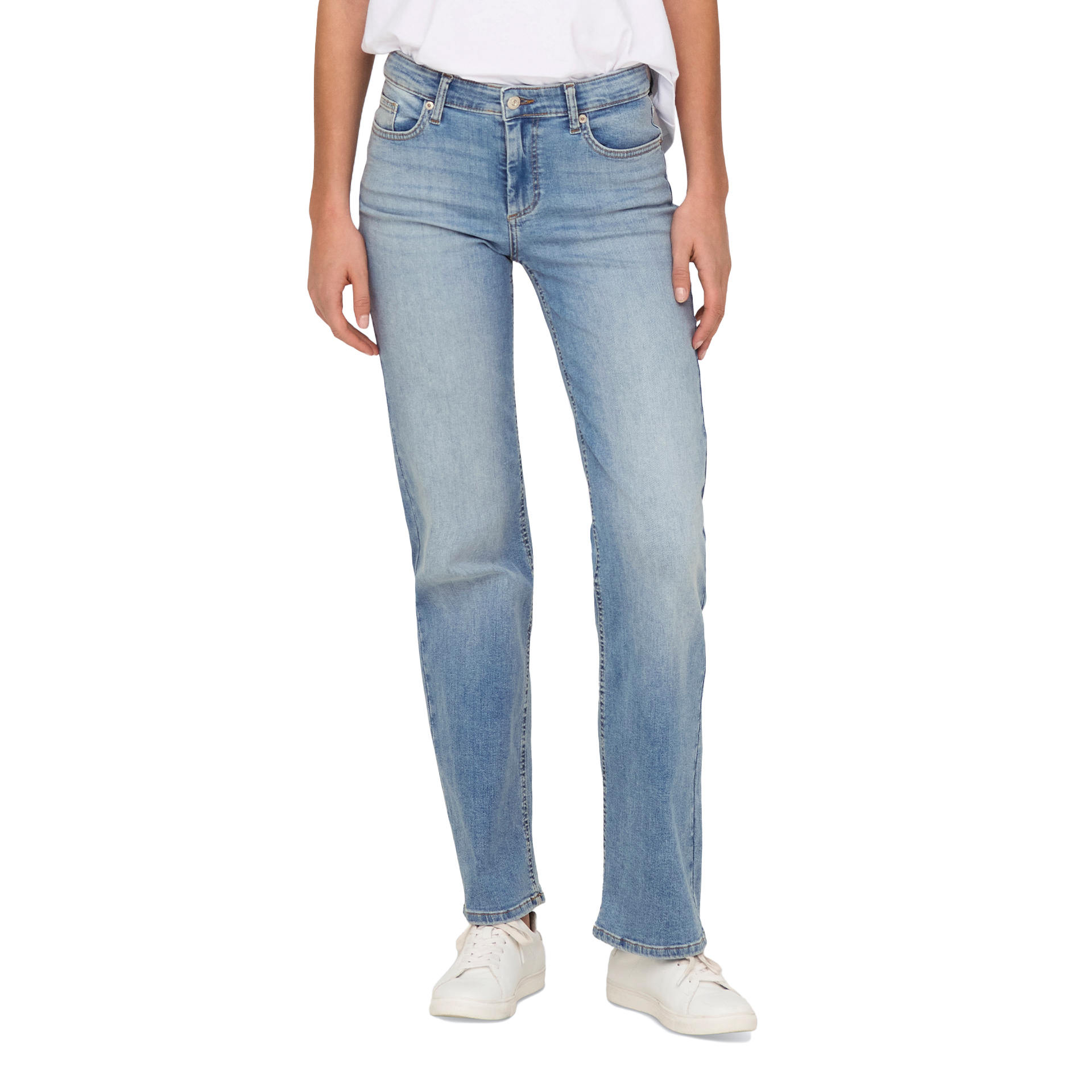 Only Onlblush Mid Straight Dnm Tai467 Noos Light Blue Denim