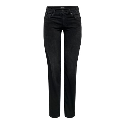Only Onlann Mid Straight Dnm Soo612 Noos Washed Black
