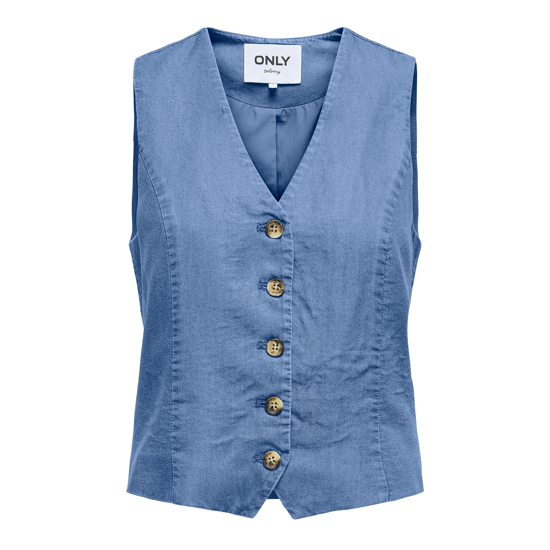 Only Onliris Charis Life Vest Cc Tlr Light Blue Denim