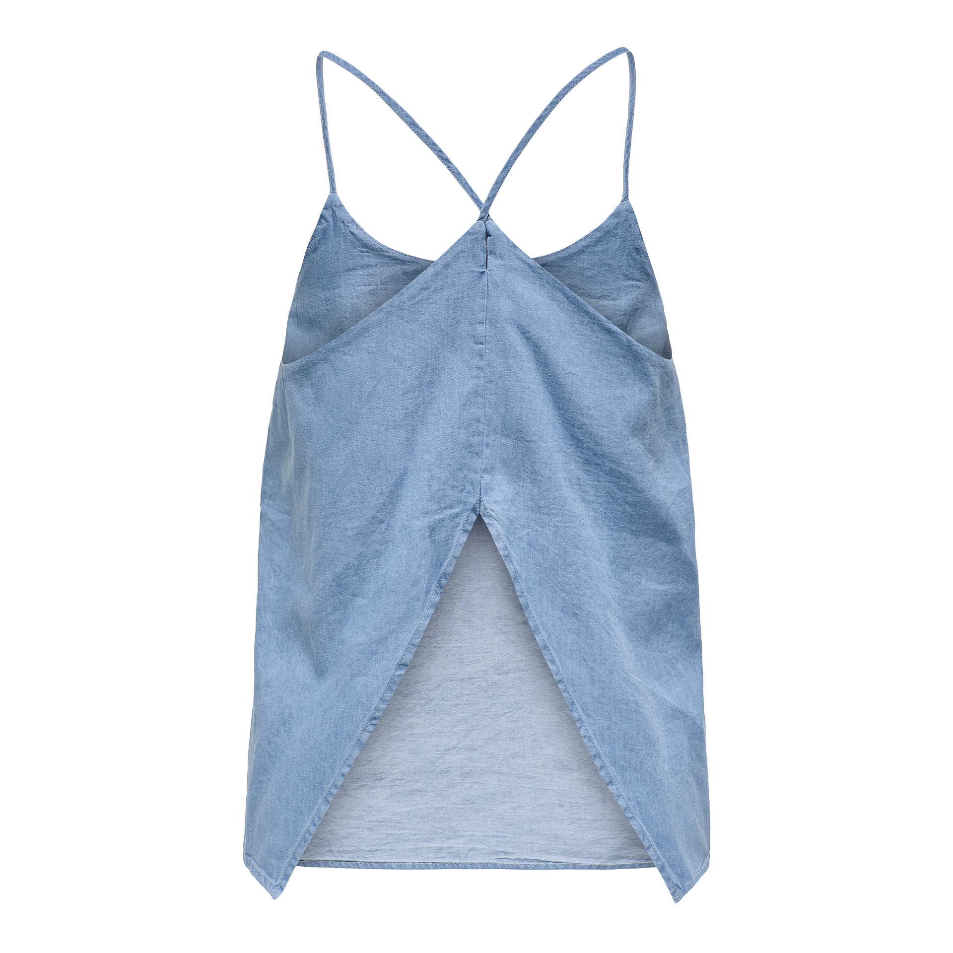 Only Onlnova Azure Elba Singlet Ptm Light Blue Denim