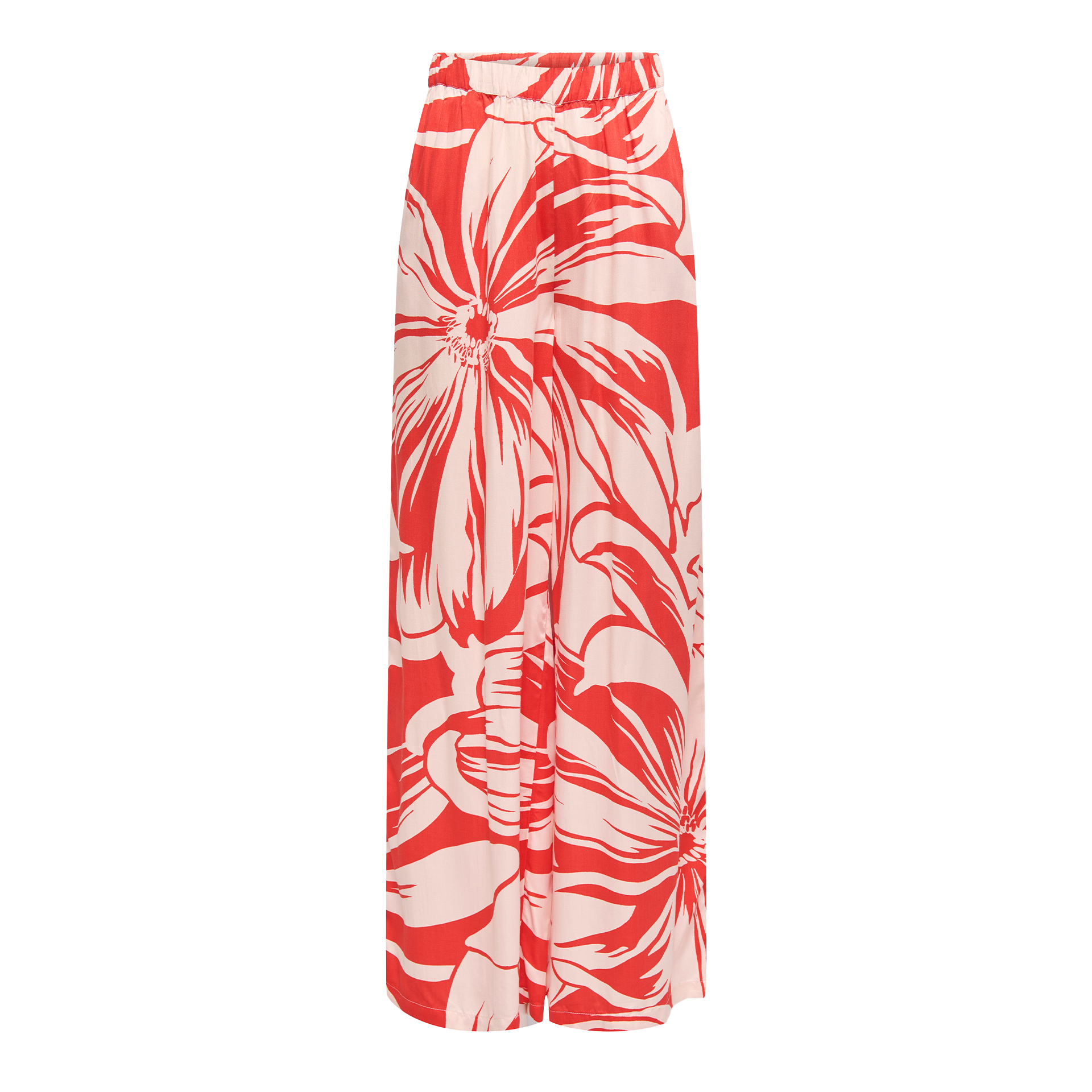 Only Onlmilly Loose Pants Ptm Flame Scarlet Miley Mega Flower