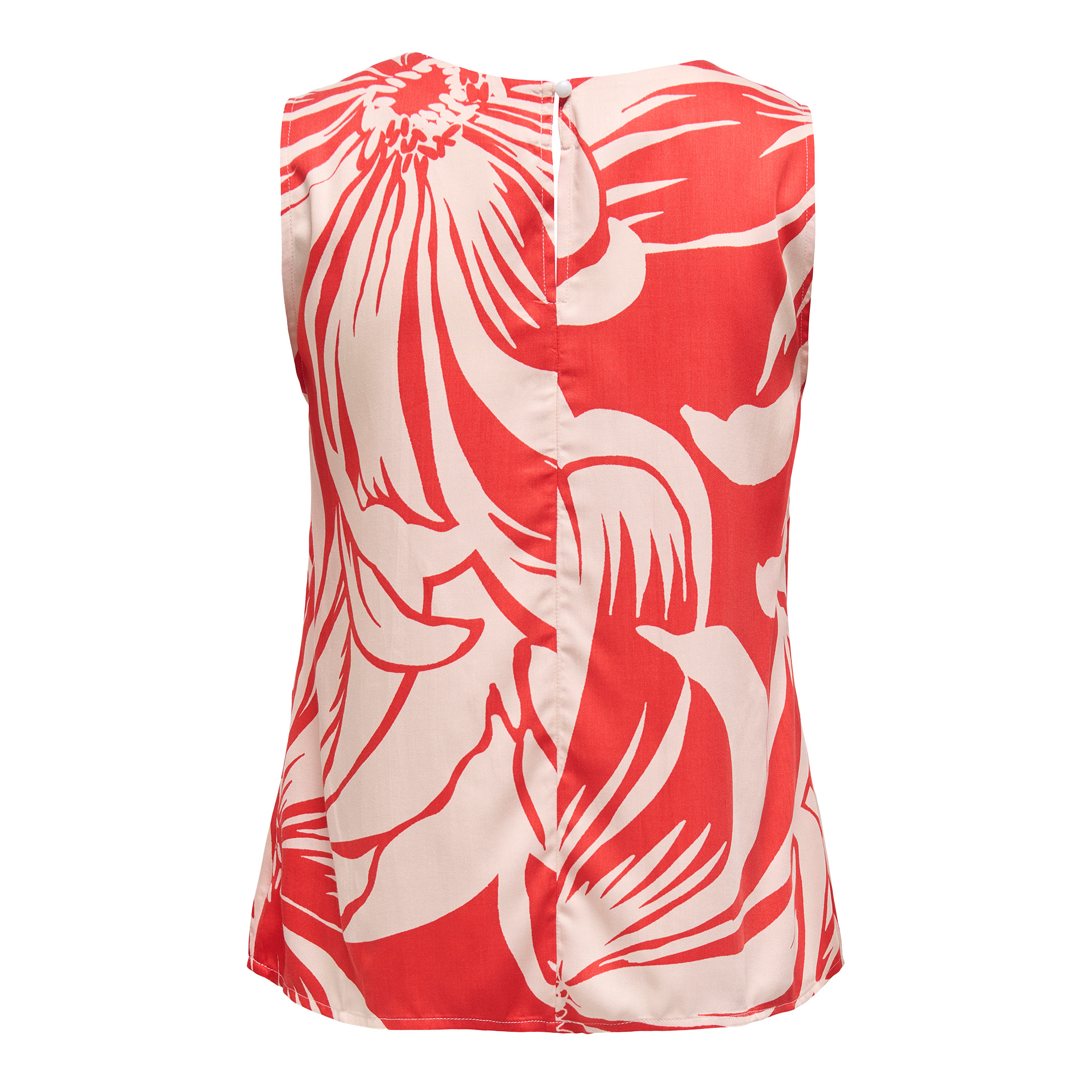 Only Onlmilly S/l Top Ptm Flame Scarlet Miley Mega Flower